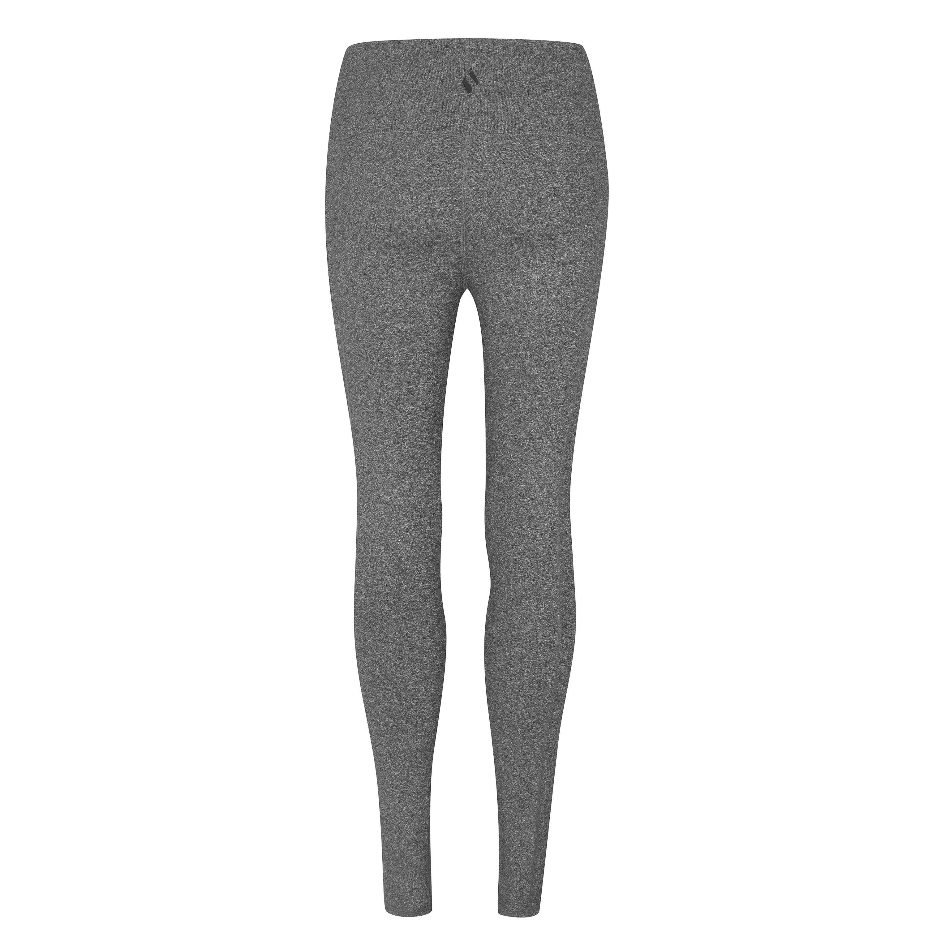 Grey - Skechers - Go Walk High Waisted Leggings II Ladies - 6