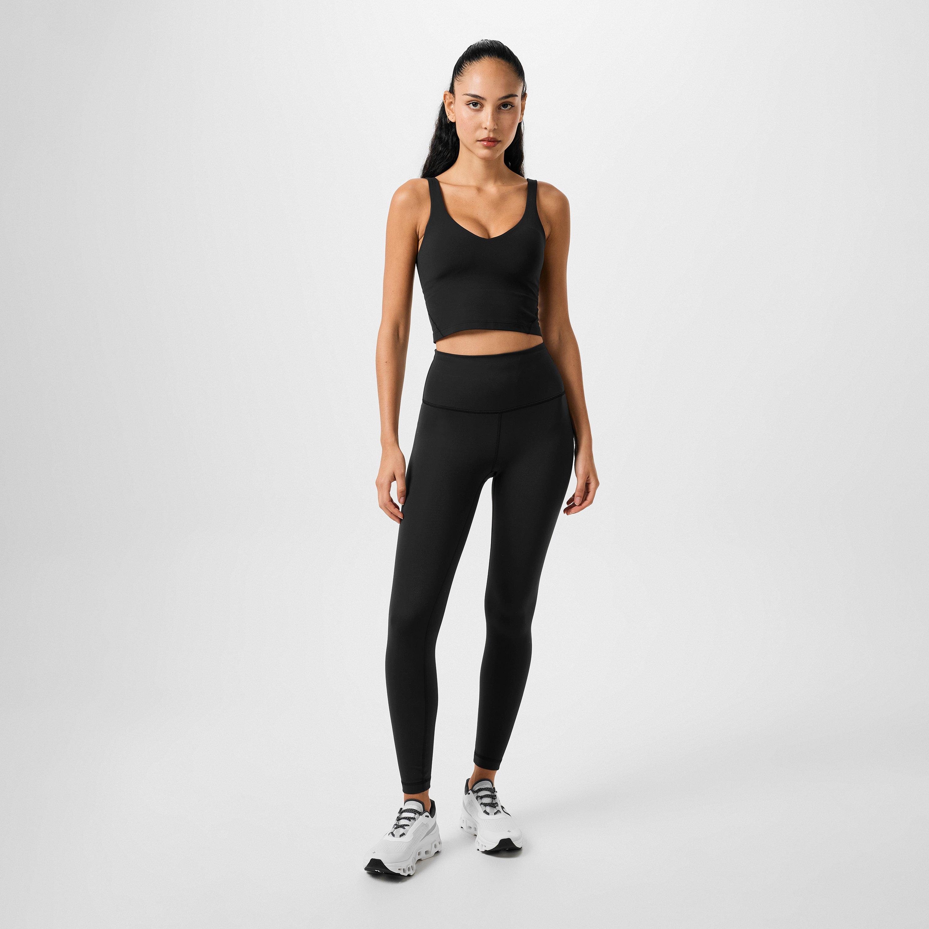 Black - Lululemon - Women'S Nylon Wunder Train Performance Tights - 6