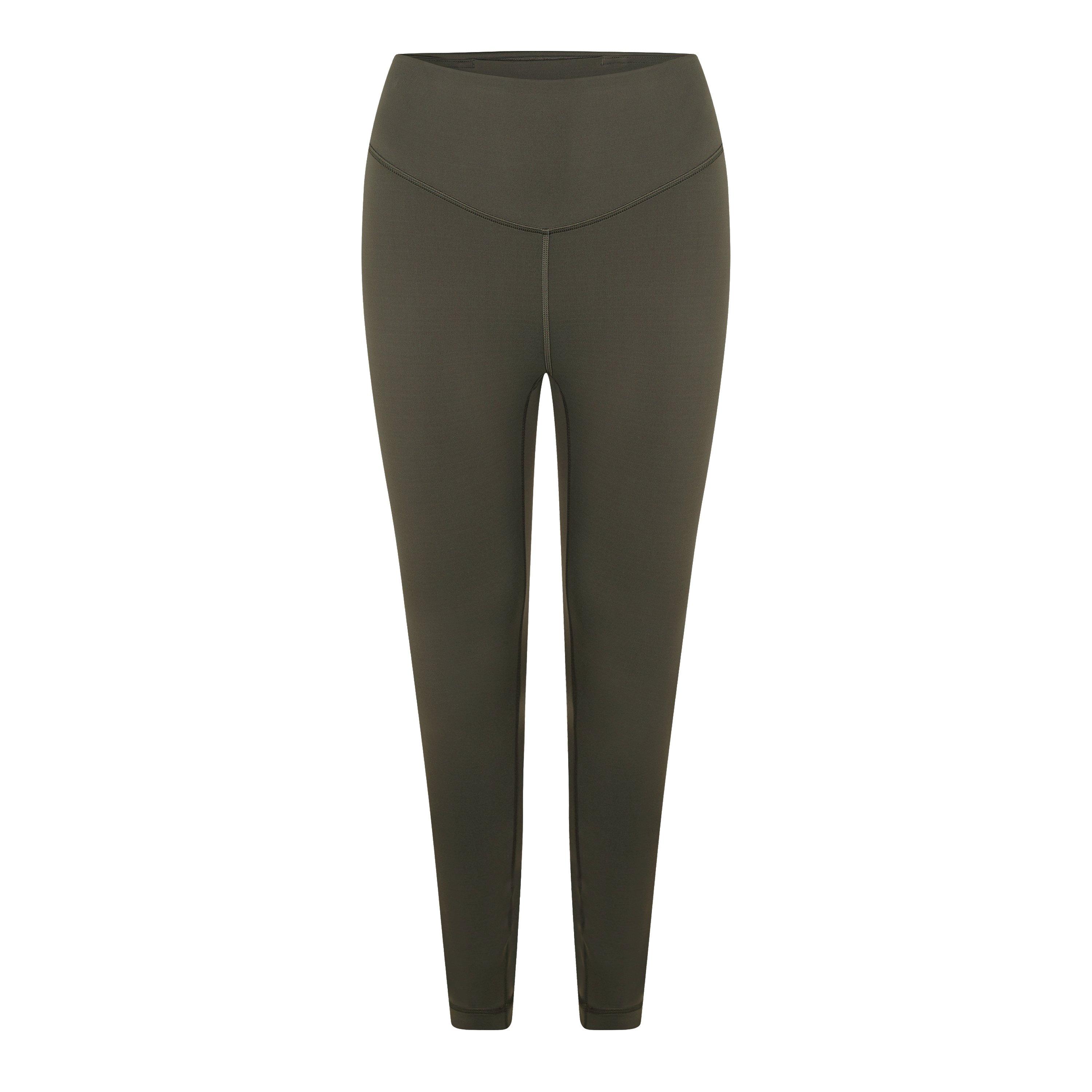 Army Green - Lululemon - Women'S Nylon Wunder Train Performance Tights - 5