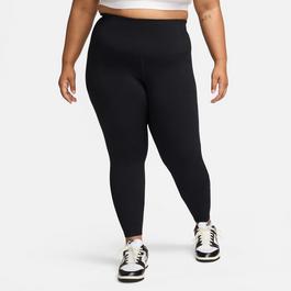 Nike One Womens Mid Rise Leggings (Plus Size)