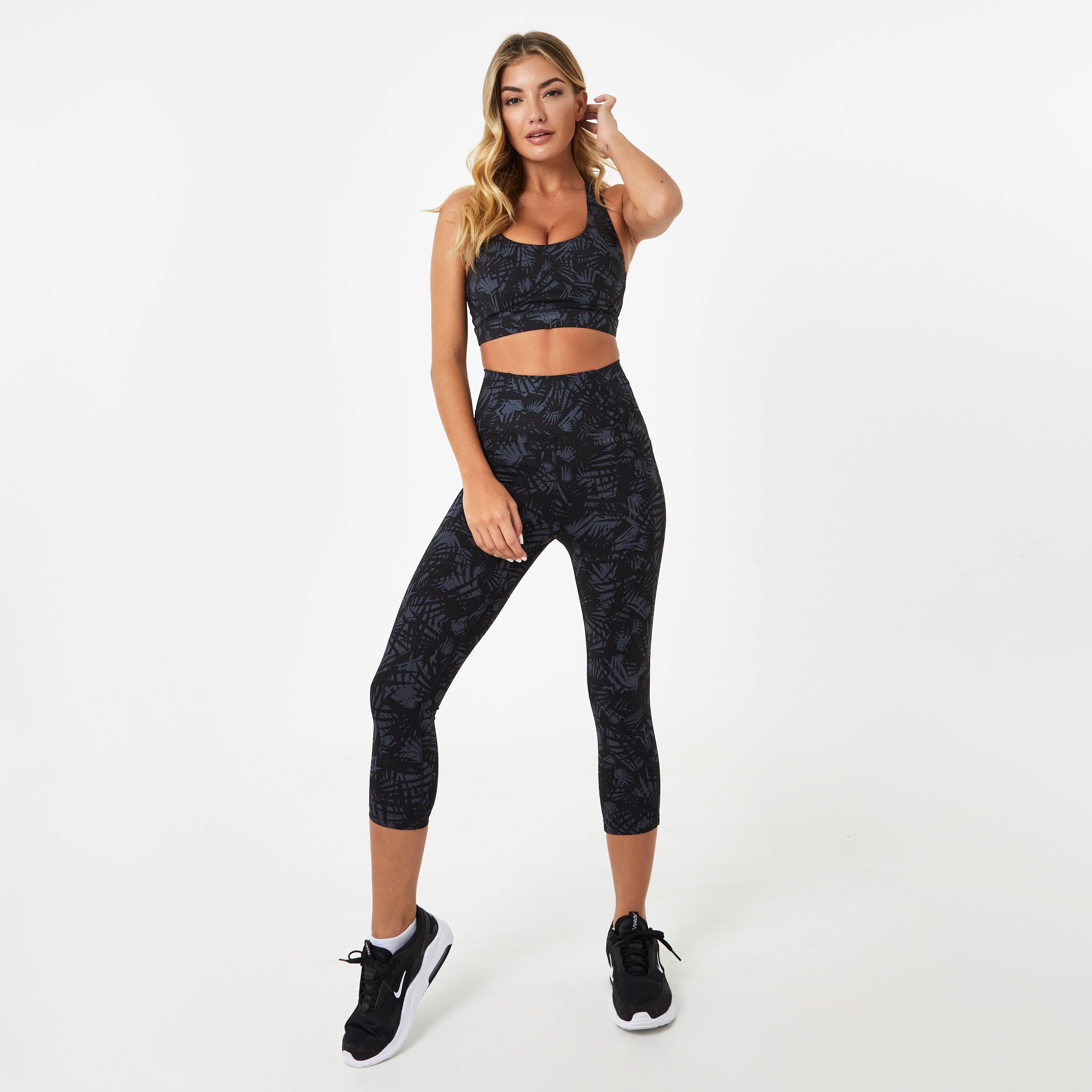 BlackWingPrnt - USA Pro - Cross Back Sports Bra Womens - 4