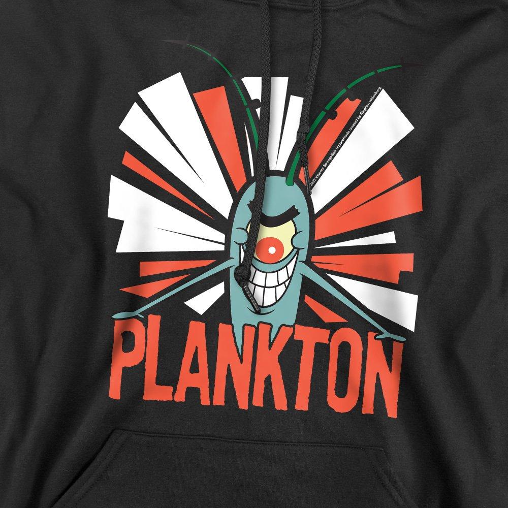 Black - Spongebob - Spongebob Plankton Hoddie Black - 2