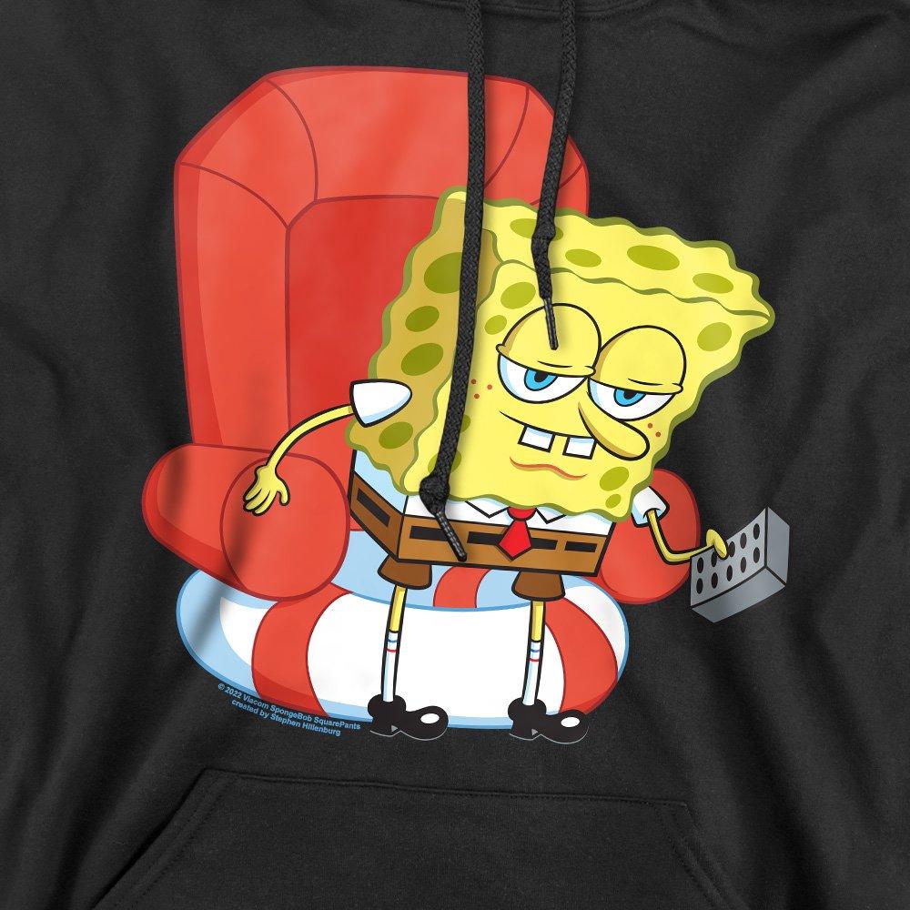 Black - Spongebob - Spongebob Head Out Meme Hoddie Black - 2