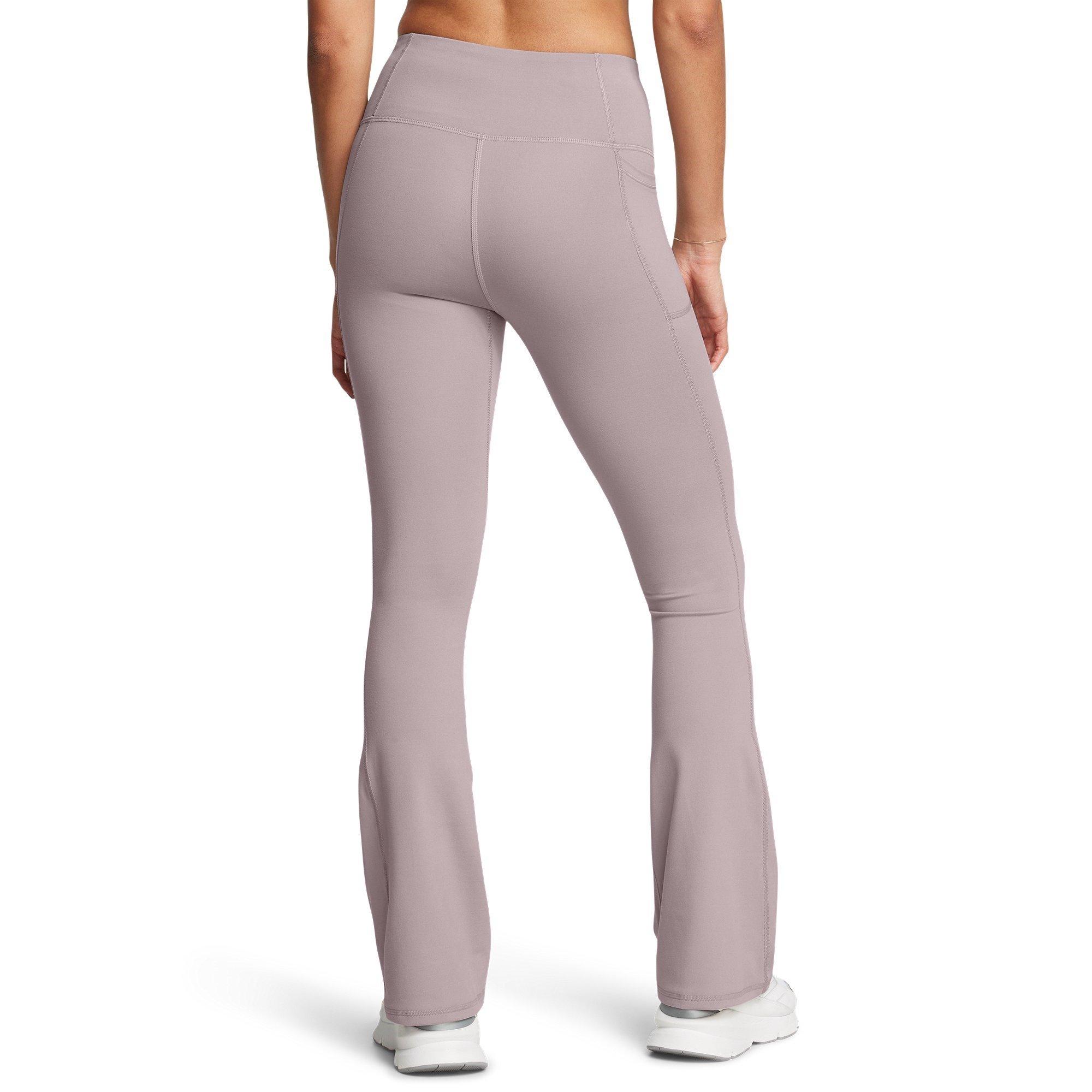 Tetra Gray/Wht - Under Armour - Women's Motion Flare Performance Gym Legging - 3