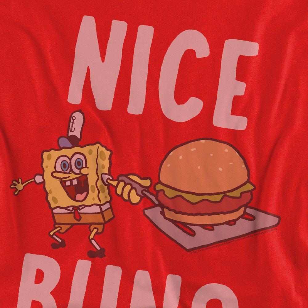 Red - Spongebob - Spongebob Nice Buns Unisex Crew Sweatshirt Red - 2