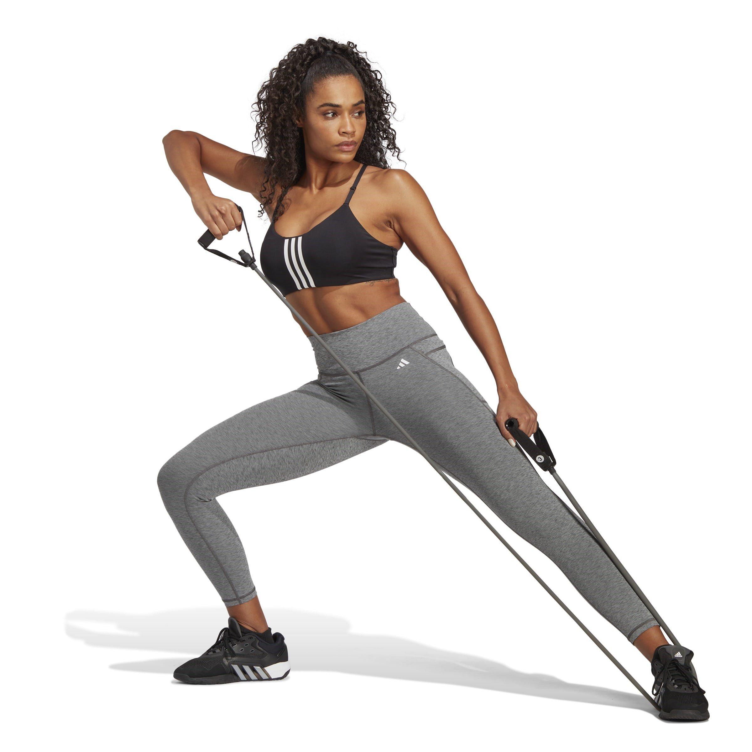 Grau - adidas - High Wasited Logo 7/8 Tights Womens - 4