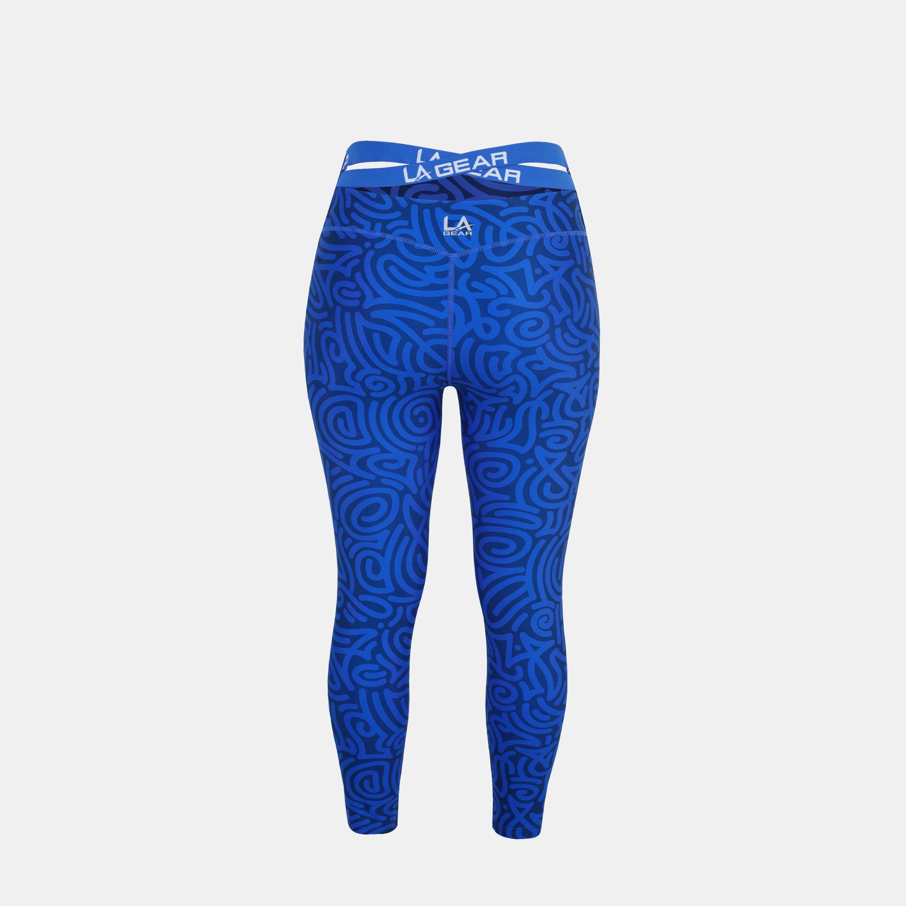 Blue Vrlt Nrg - LA Gear - Women's Performance Gym Leggings - 2