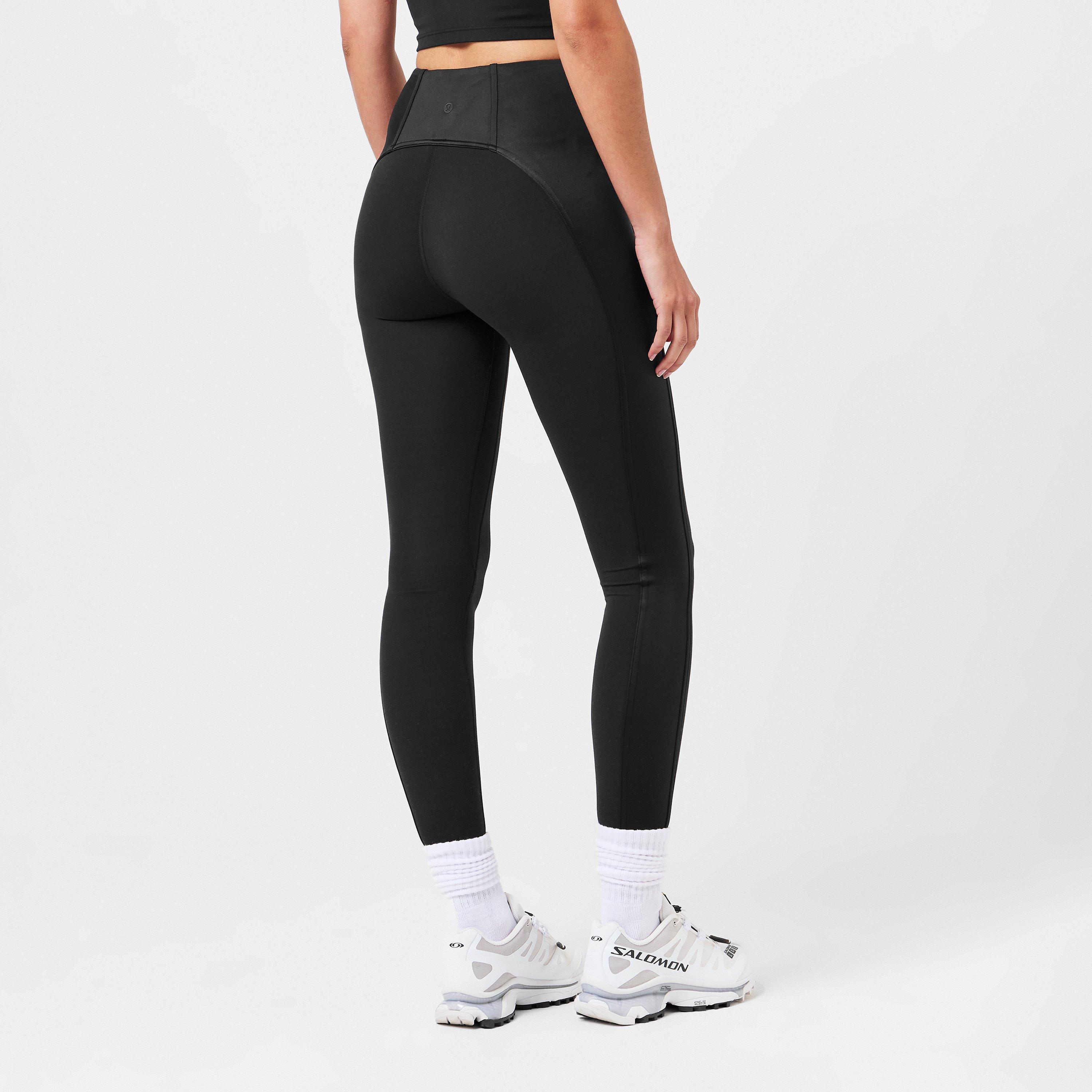 Black - Lululemon - Women's Align 28" Satin Performance Gym Leggings - 4