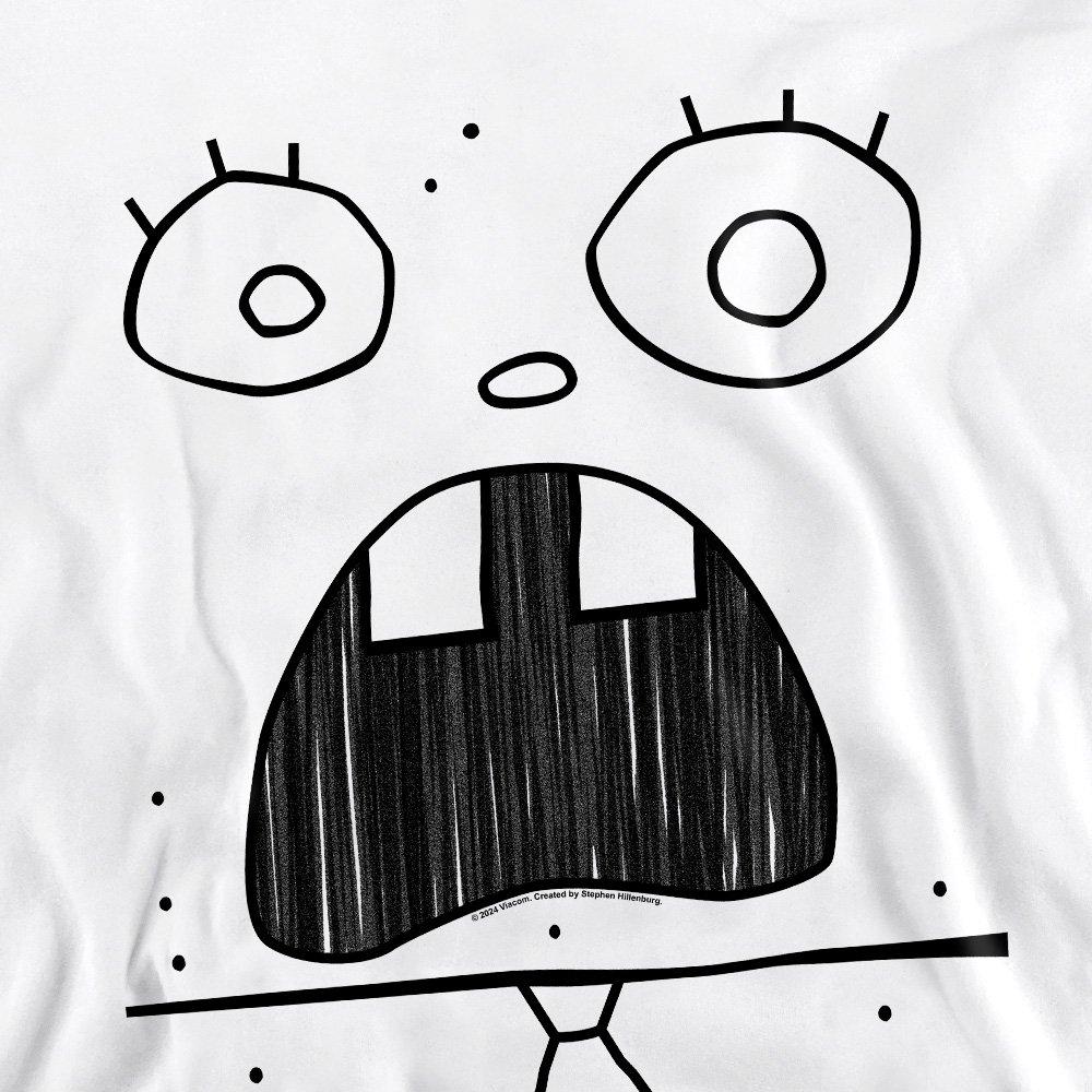 White - Spongebob - Spongebob Squarepants Spongebob Doogle Face Unisex - 2