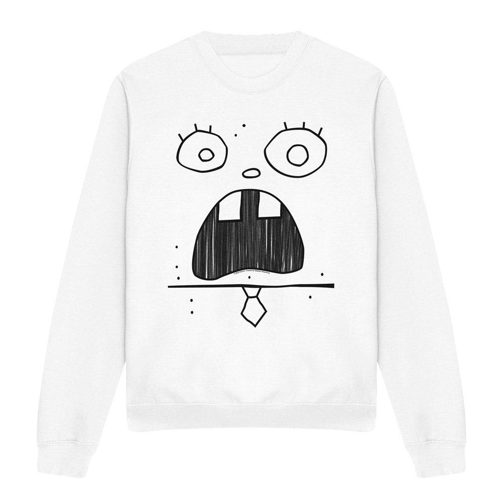 White - Spongebob - Spongebob Squarepants Spongebob Doogle Face Unisex - 4