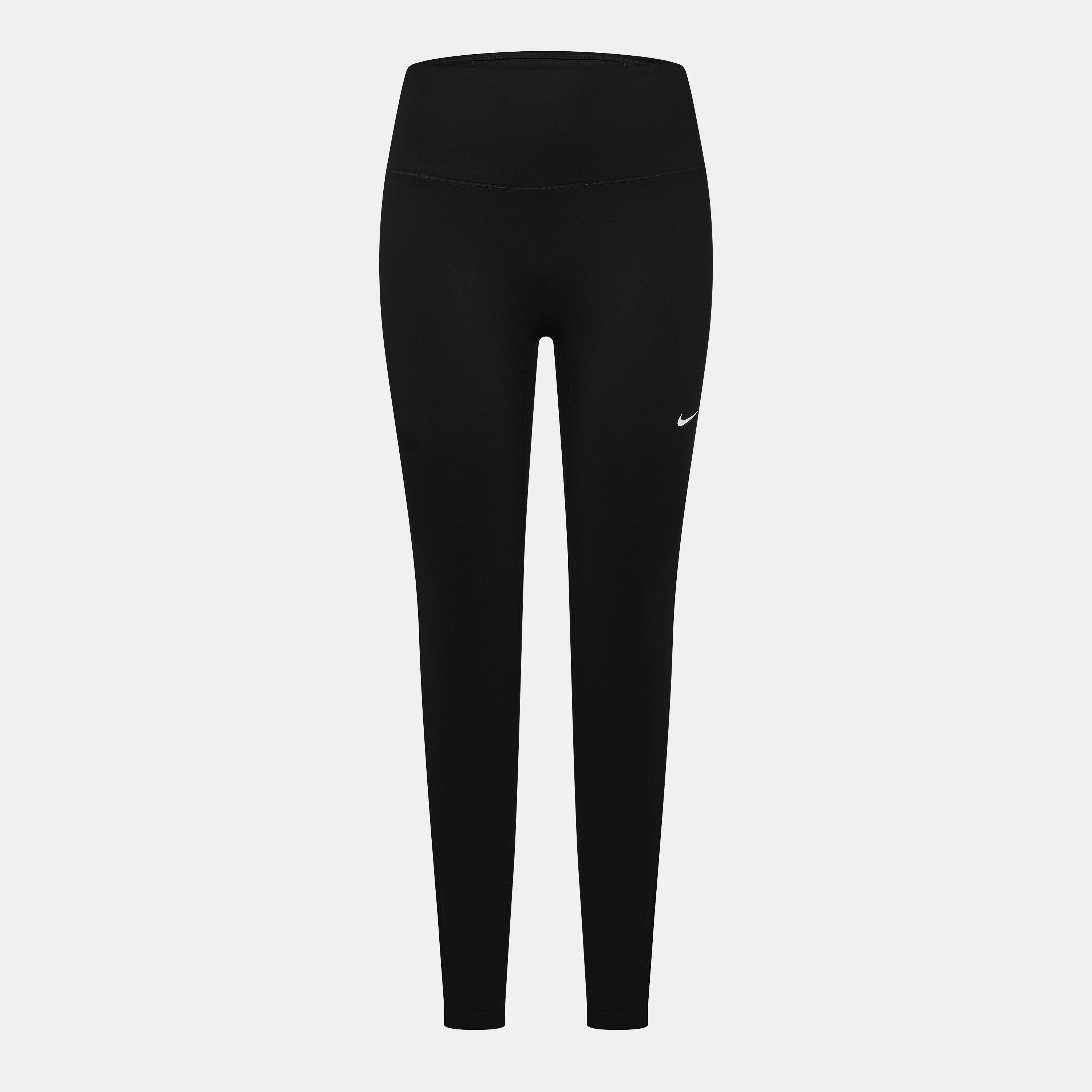 Black - Nike - One Seamless Front High-Waisted Leggings Womens - 1