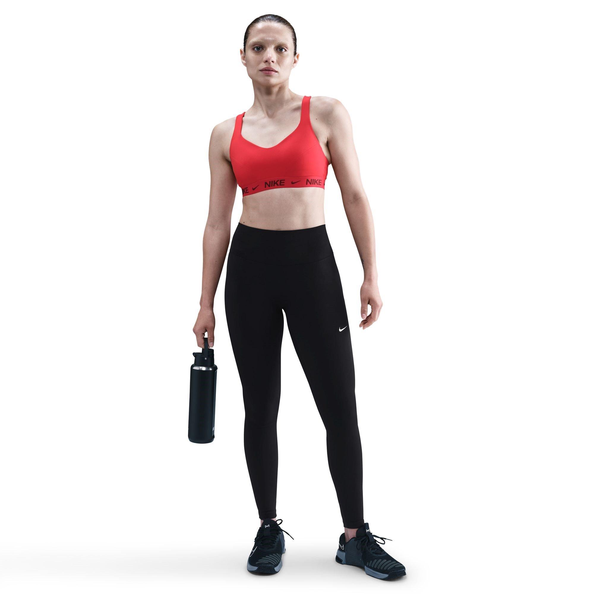 Black - Nike - One Seamless Front High-Waisted Leggings Womens - 3