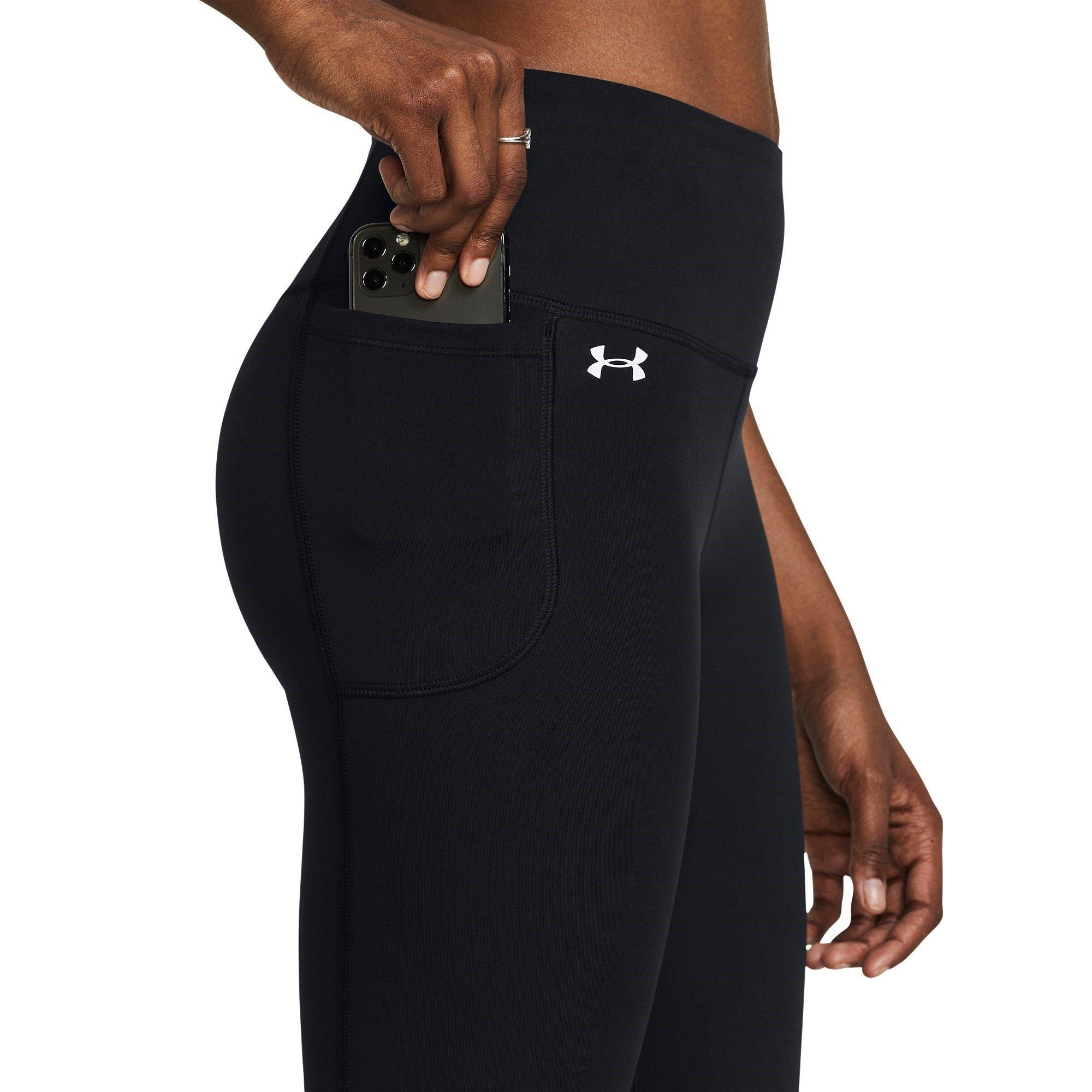Schwarz - Under Armour - Motion Flare Black Performance Gym Leggings - 5
