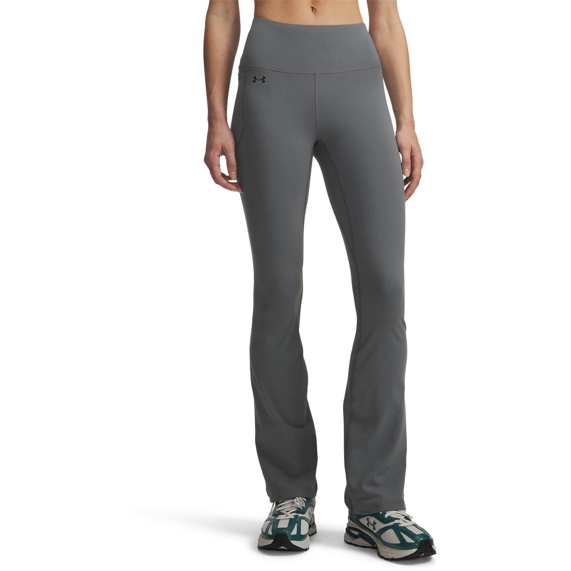 Under Armour Women's Motion Flare Performance Gym Leggings - Green/Black - 12 (M)