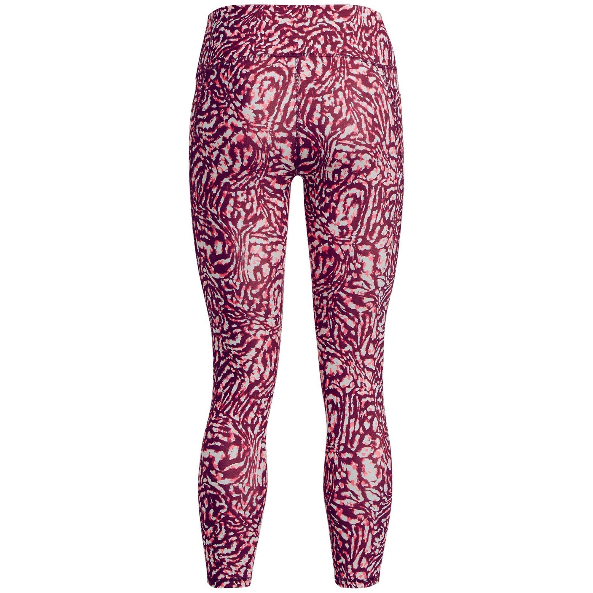 Pink - Under Armour - Armour AOP Ankle Leggings Womens - 2