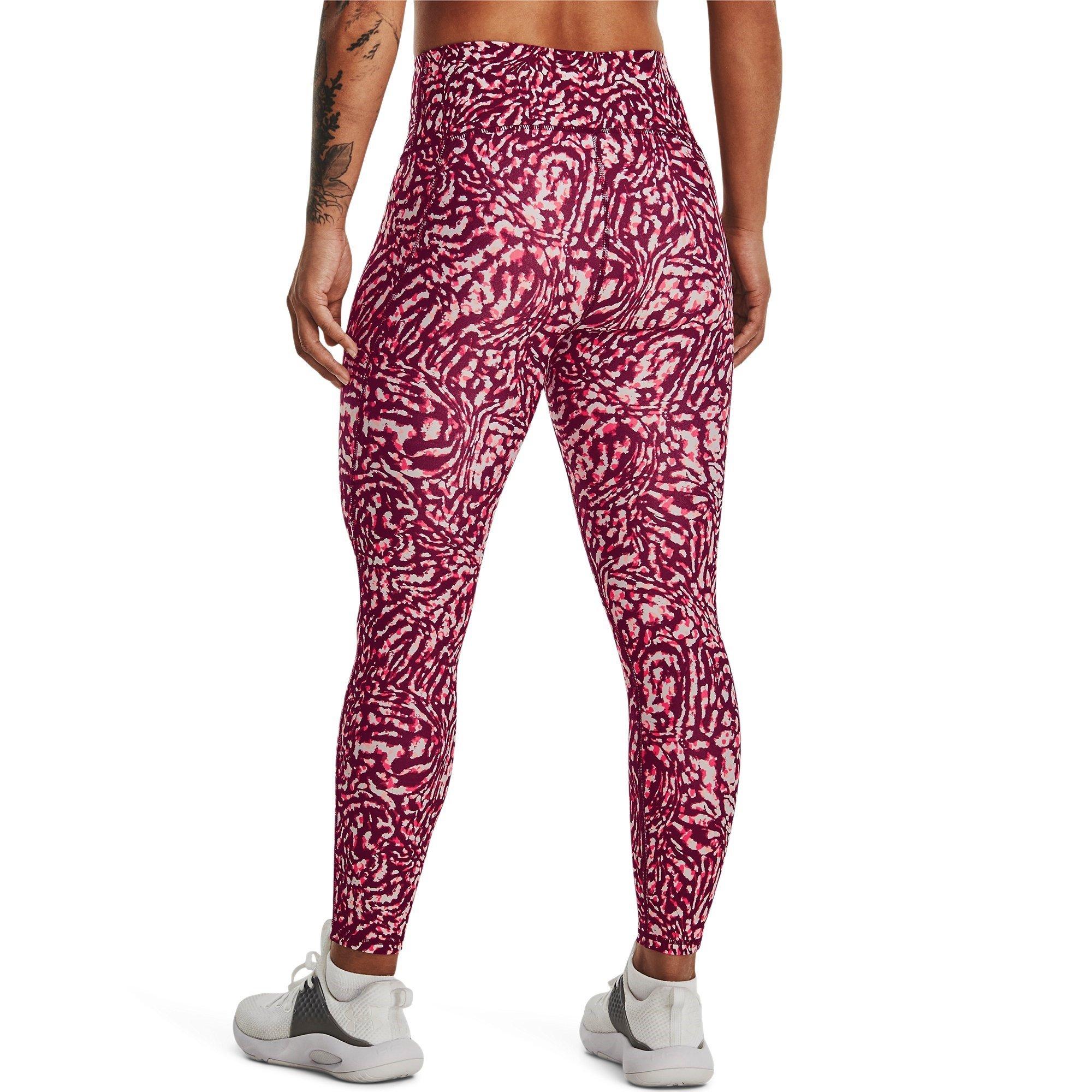 Pink - Under Armour - Armour AOP Ankle Leggings Womens - 4