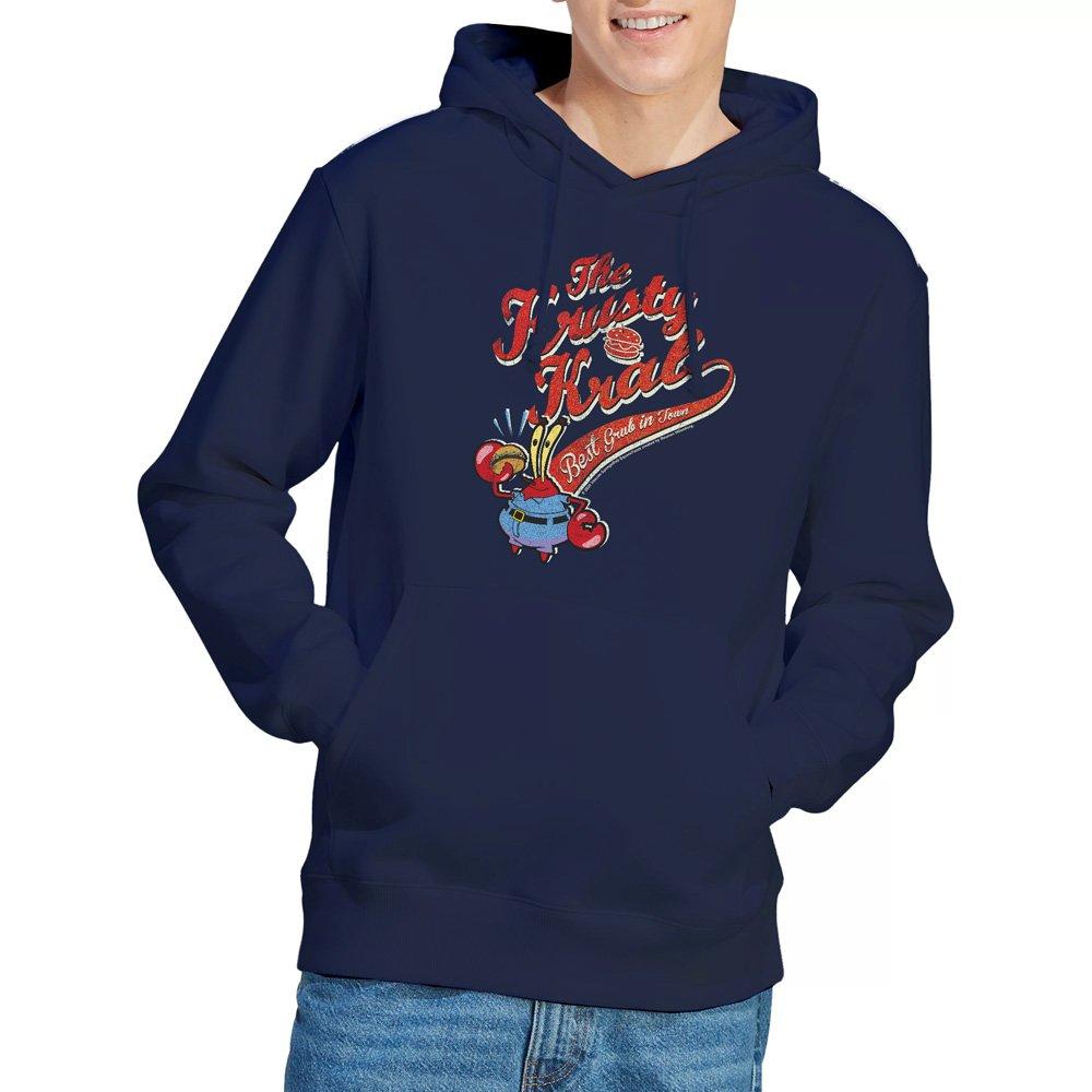 Navy - Spongebob - Spongebob Squarepants The Krusty Krab Unisex Hoodi - 1