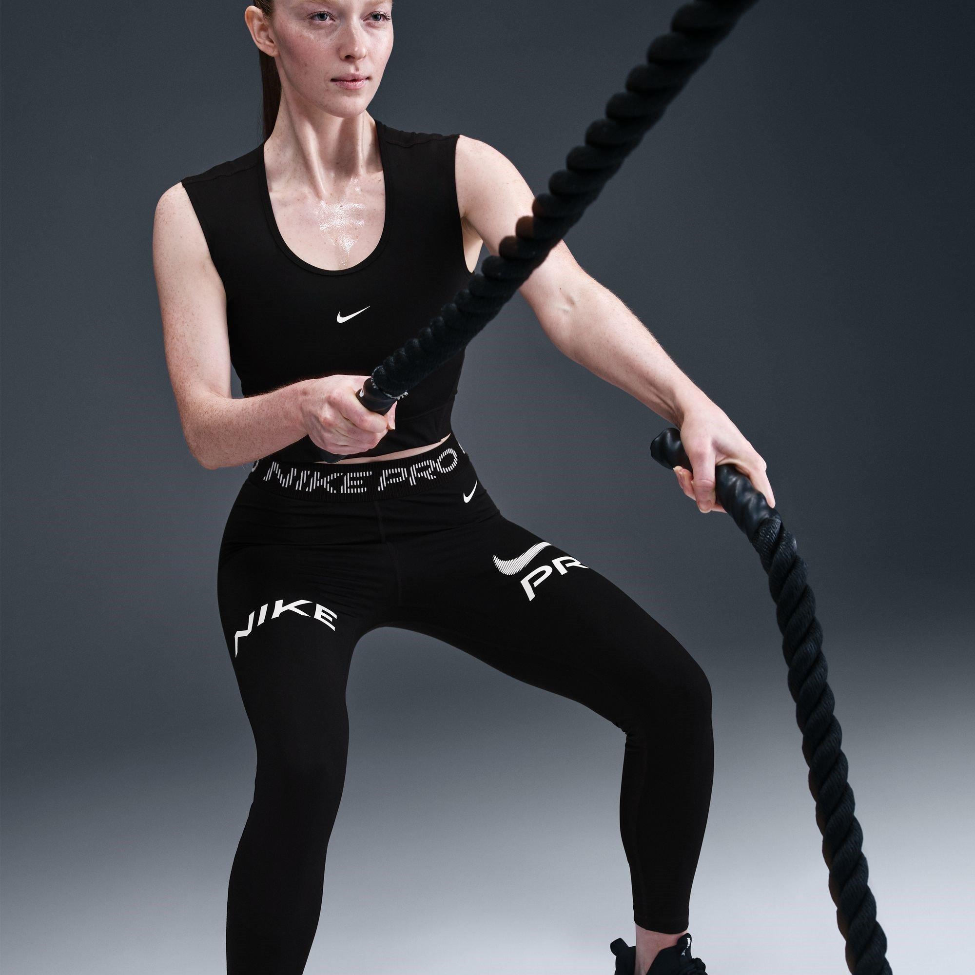 Black/White - Nike - 7/8 TeamTee Ld53 - 10