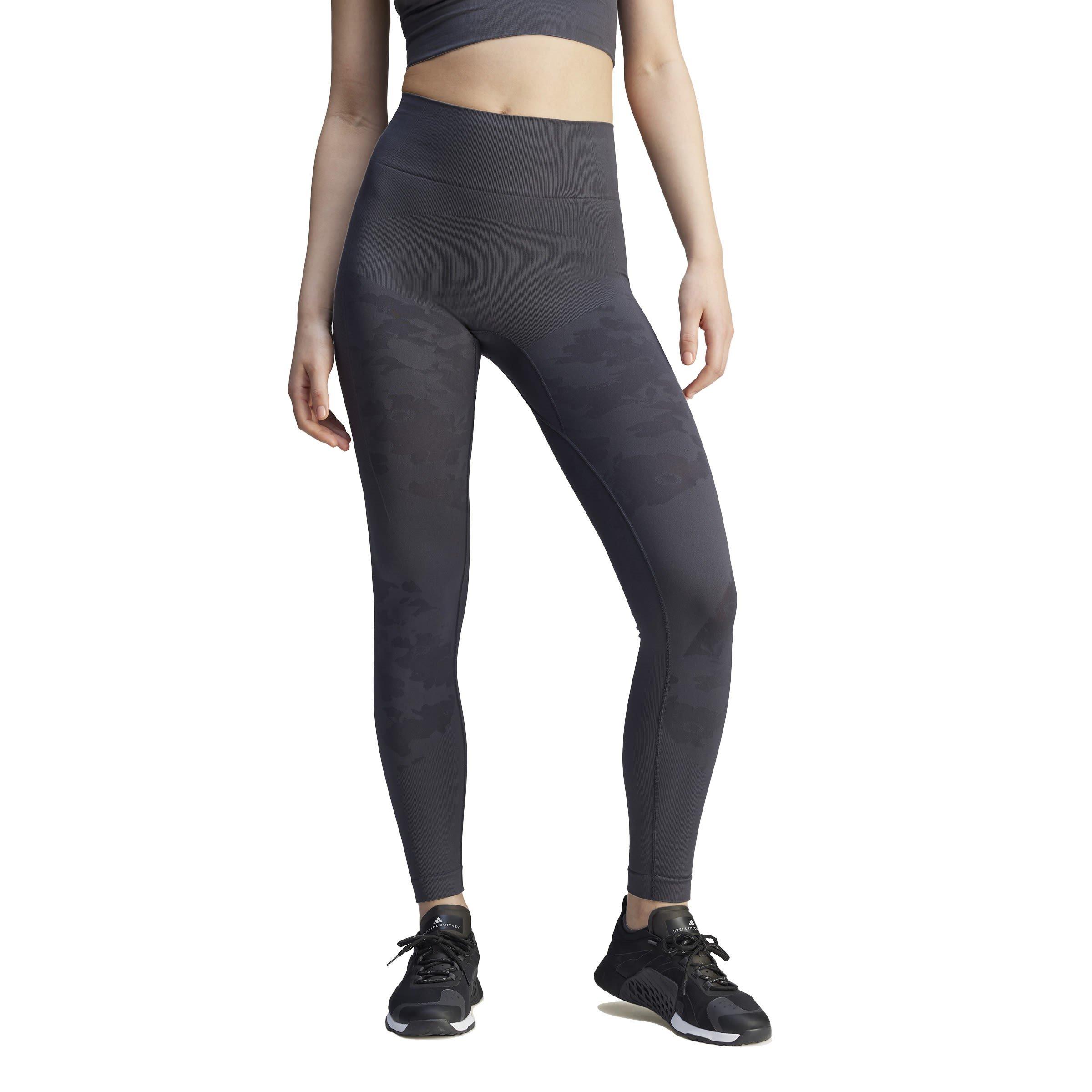 carbon - adidas by Stella McCartney - Truestrength Seamless Yoga Leggings - 1