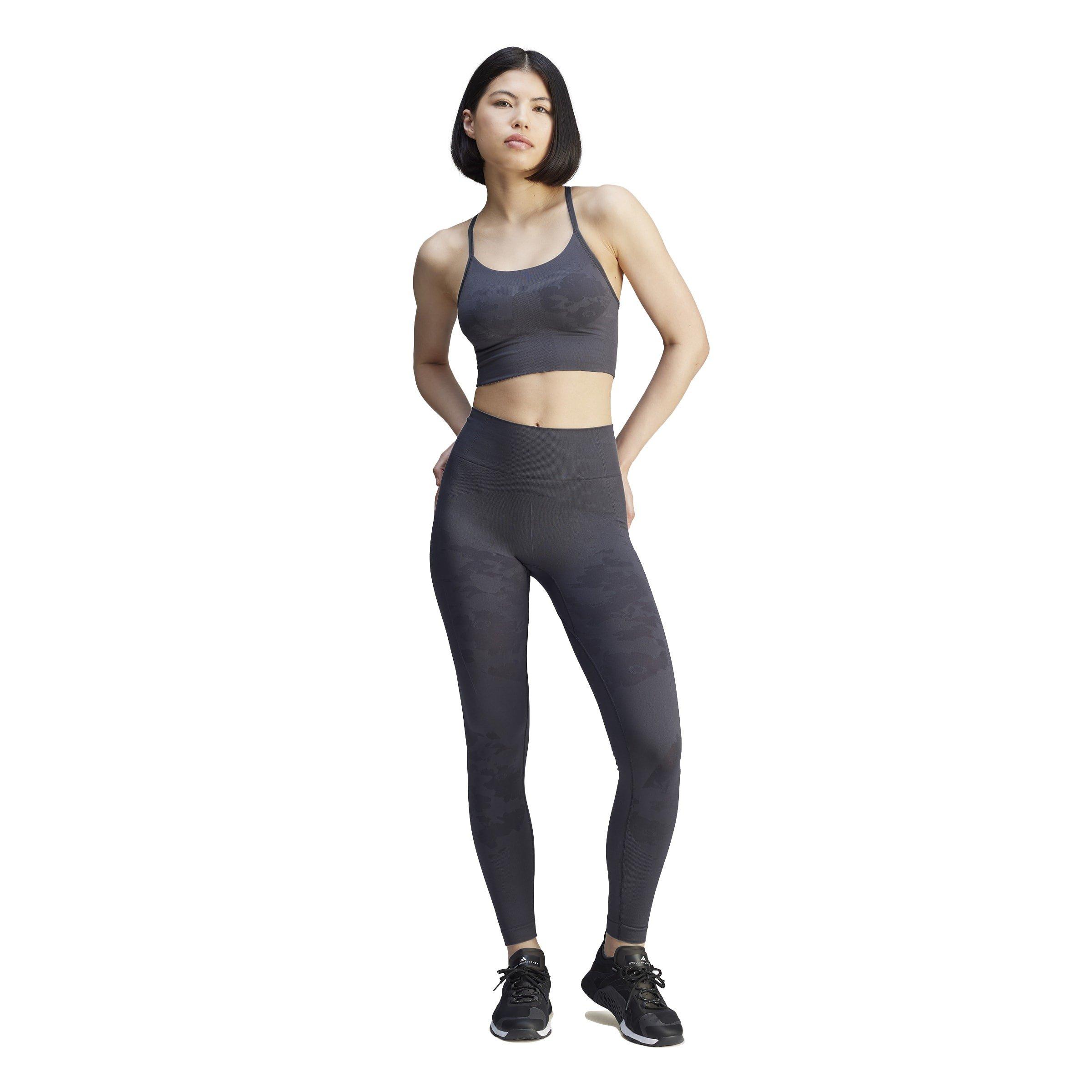 carbon - adidas by Stella McCartney - Truestrength Seamless Yoga Leggings - 3