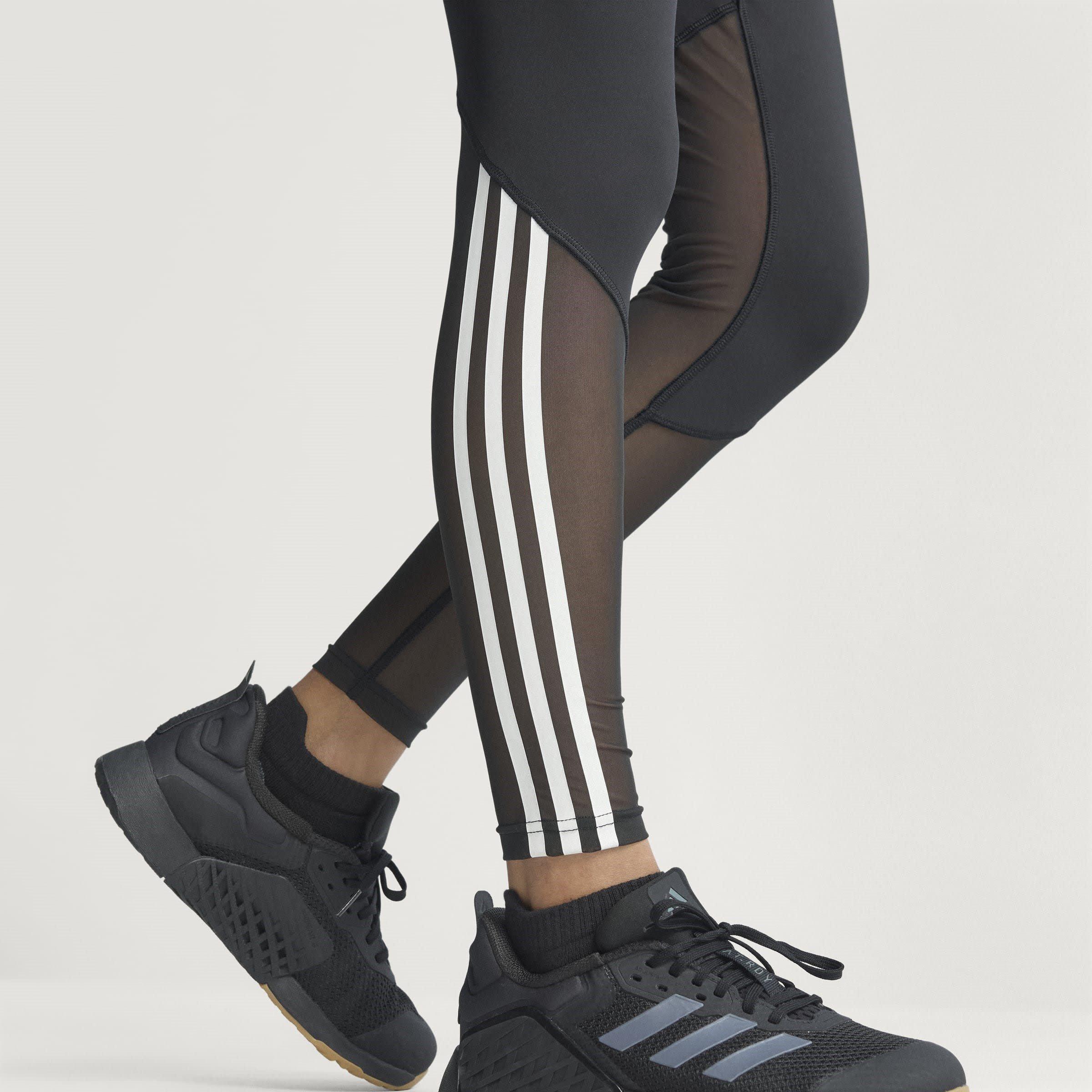 Black/White - adidas - Performance Gym Legging - 13