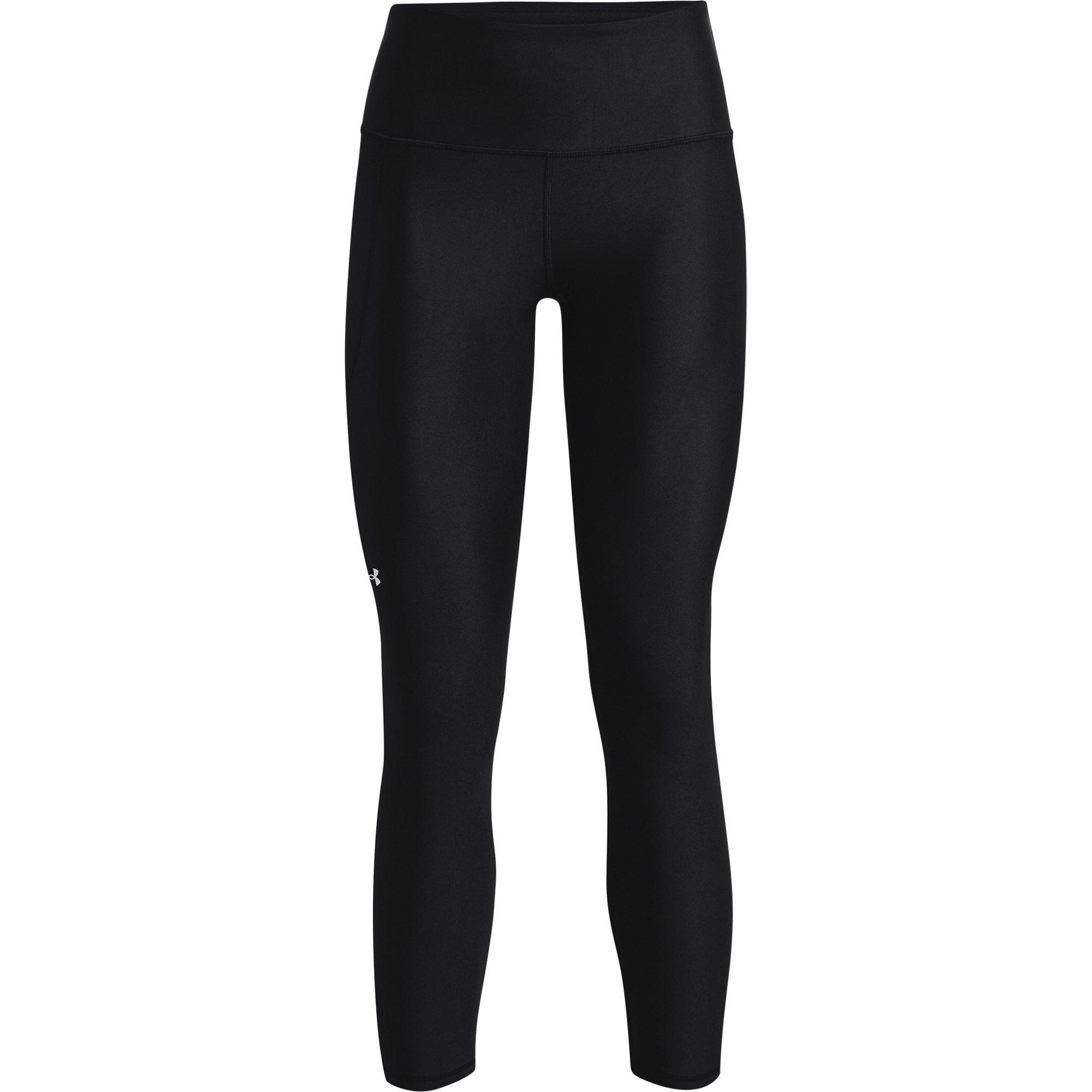 Black - Under Armour - Tech No-Slip Waistband Ankle Leggings Womens - 1