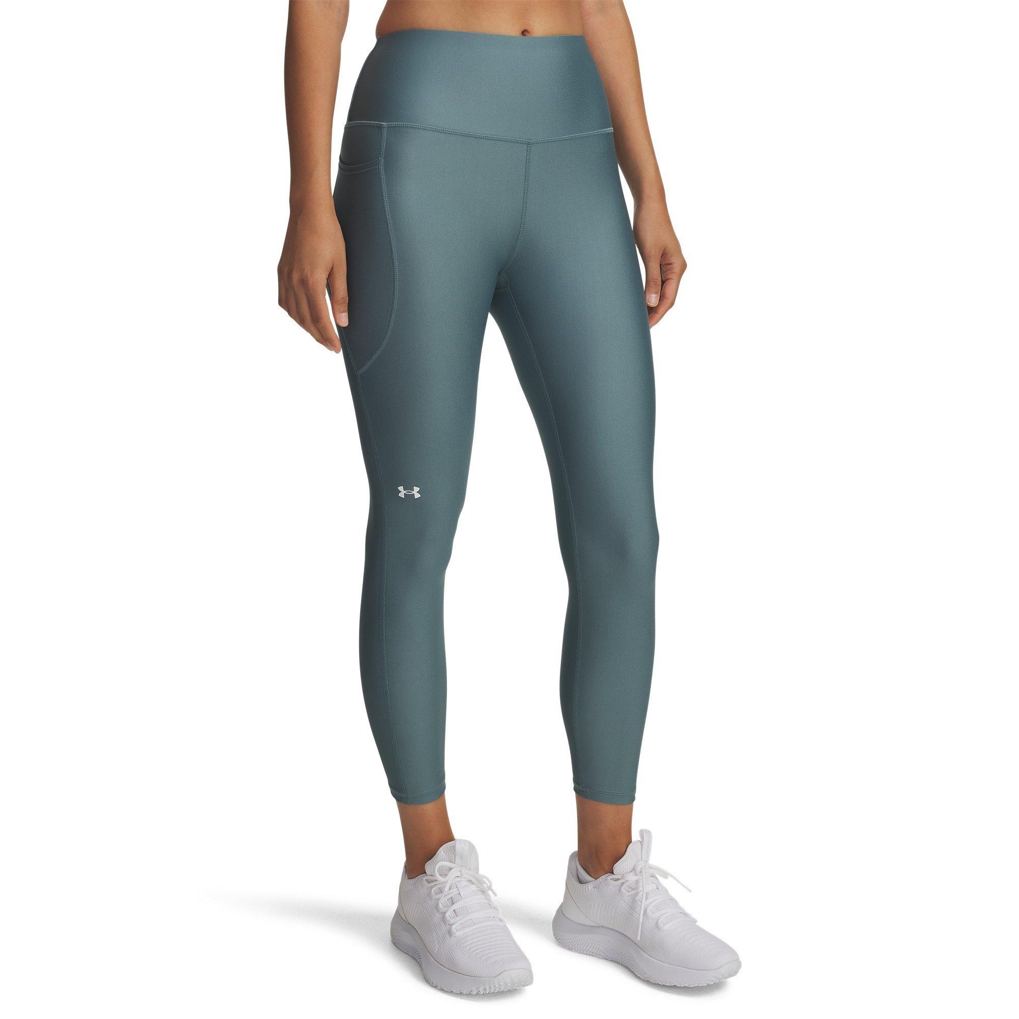 Under Armour Women's Tech No-Slip Waistband Ankle Leggings - Jasper Blue - 14 (L)