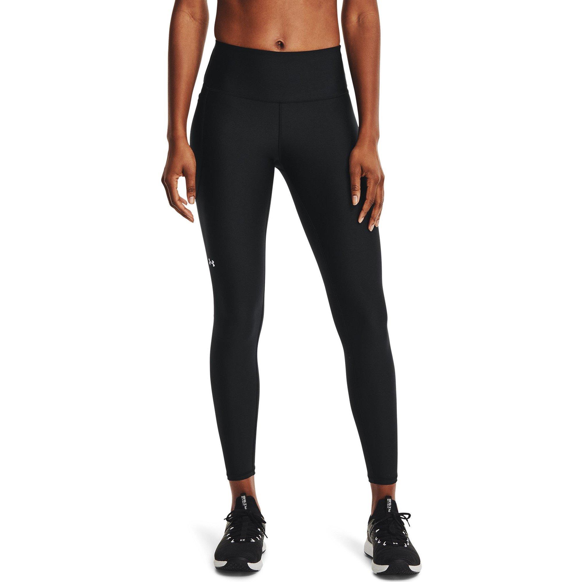 Black - Under Armour - HeatGear® No-Slip Waistband  Full-Length Leggings Women's - 3