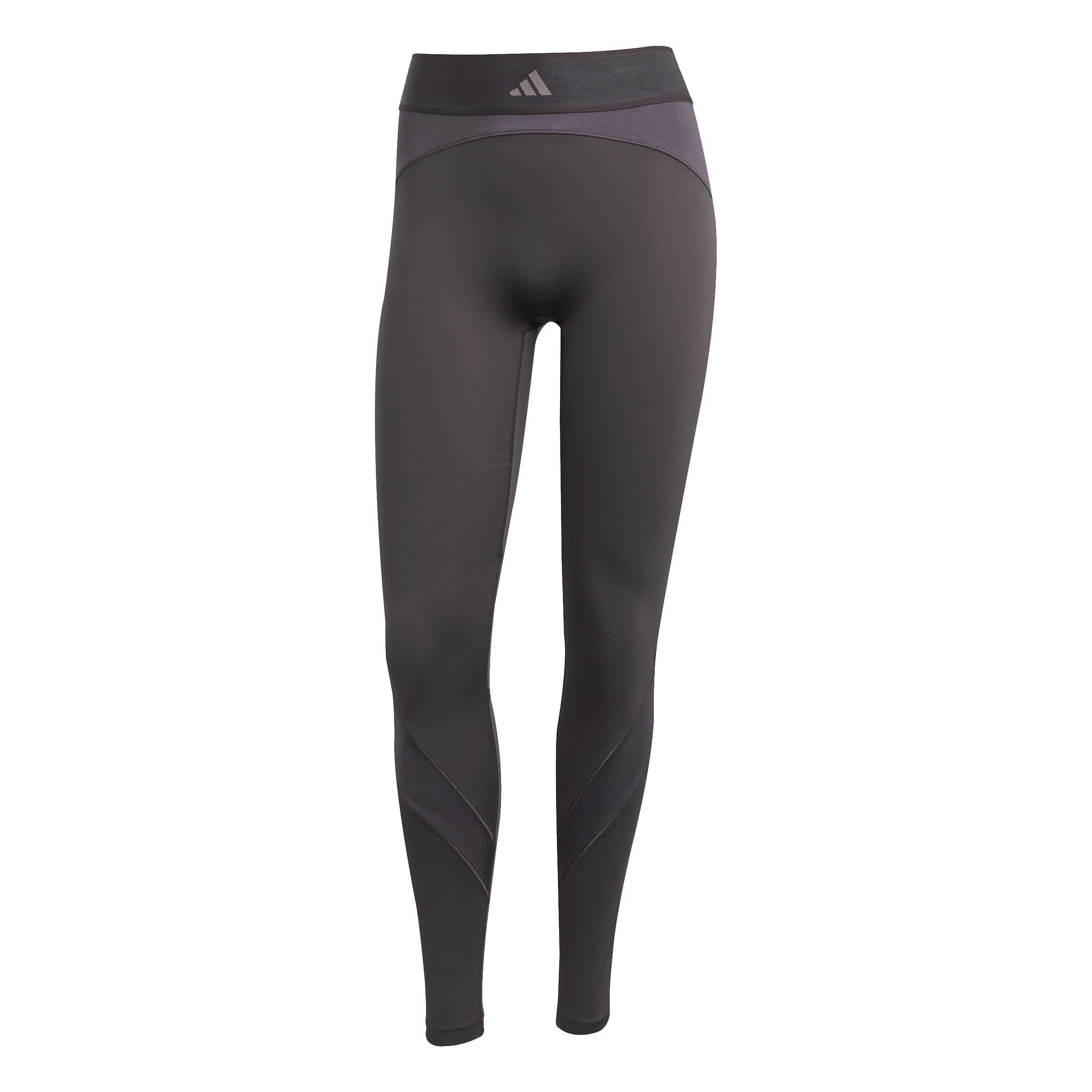 Adidas Women's Performance Gym Leggings - Grey Strata - M (12-14)