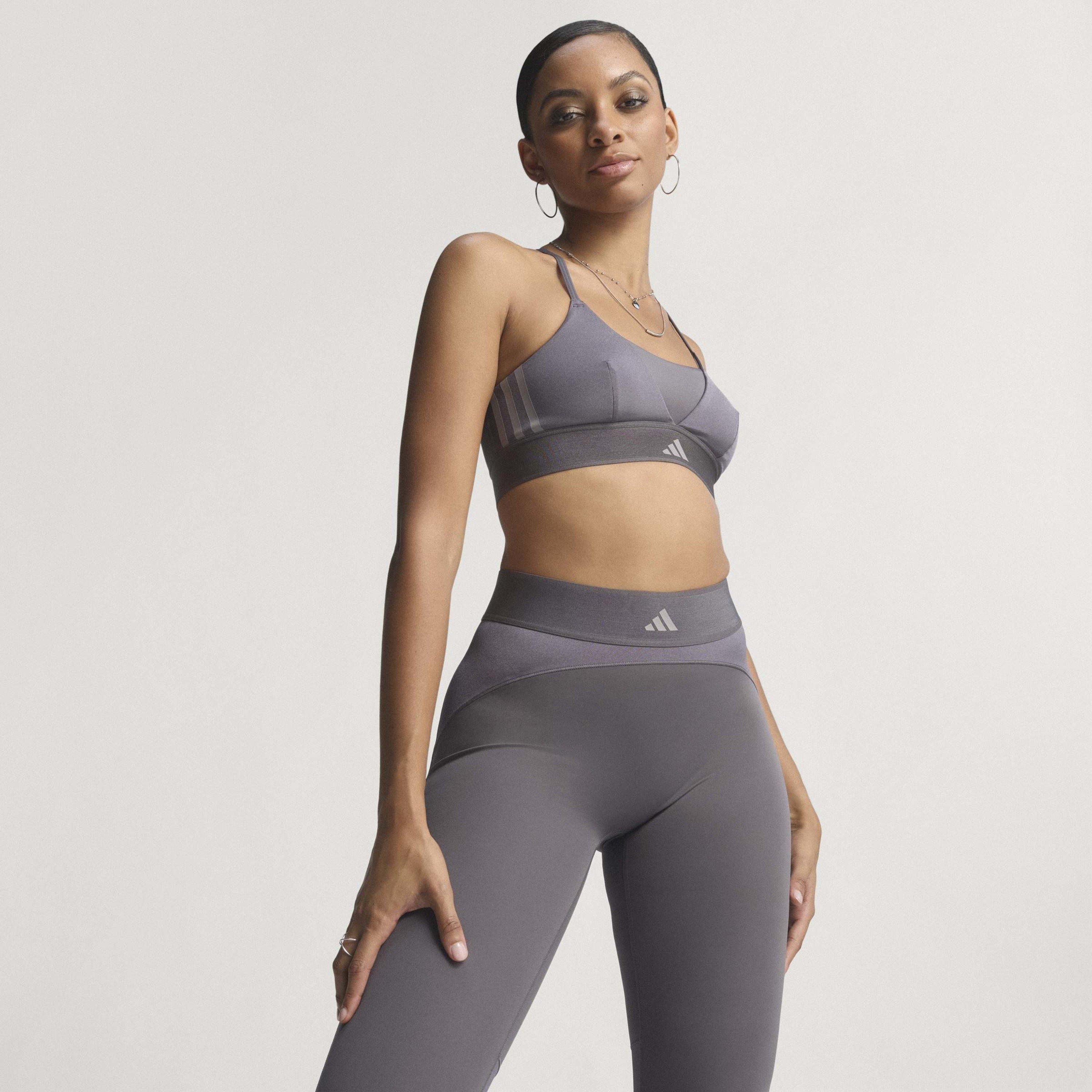 Grey Strata - adidas - Hyg Shn Tight Ld54 - 13