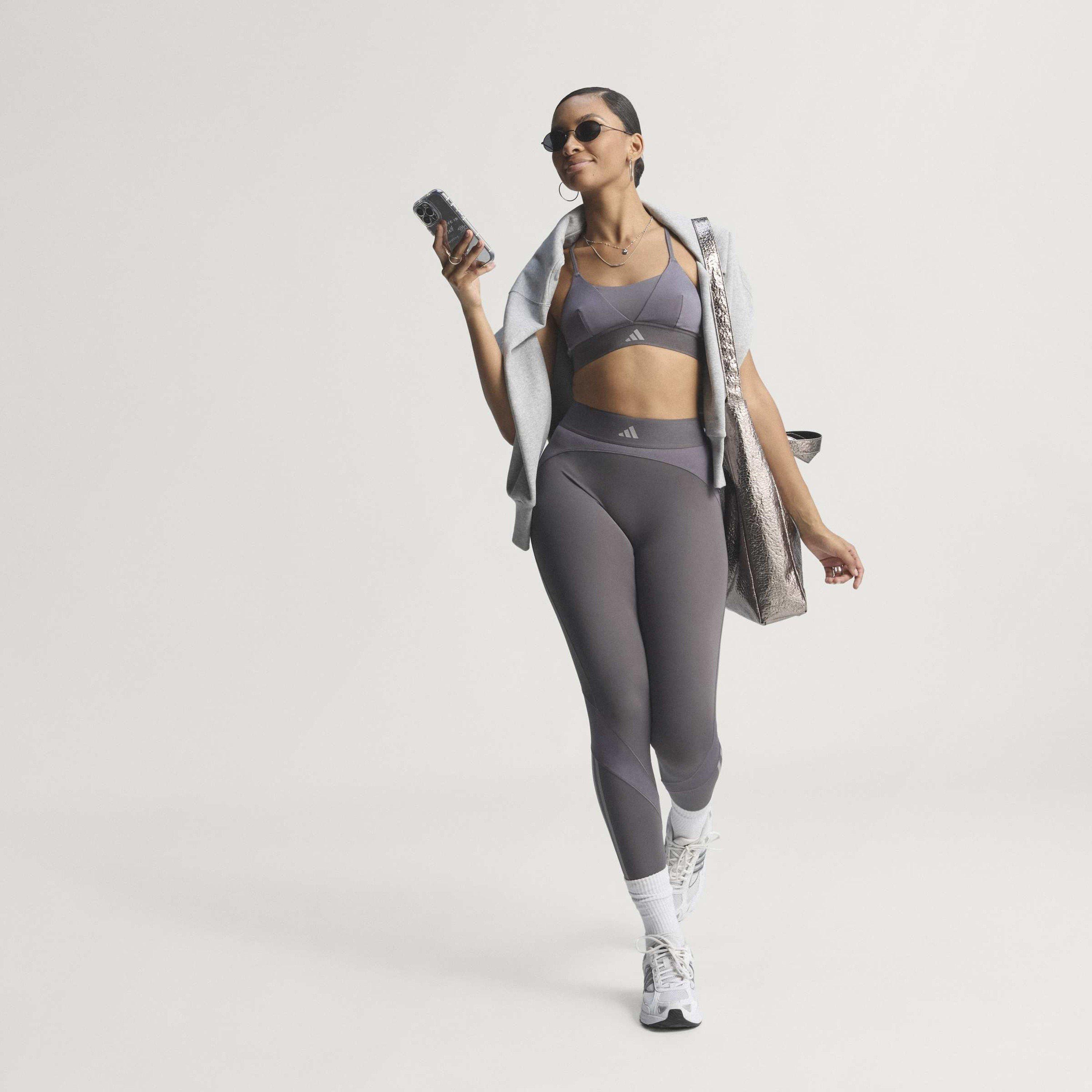 Grey Strata - adidas - Hyg Shn Tight Ld54 - 7