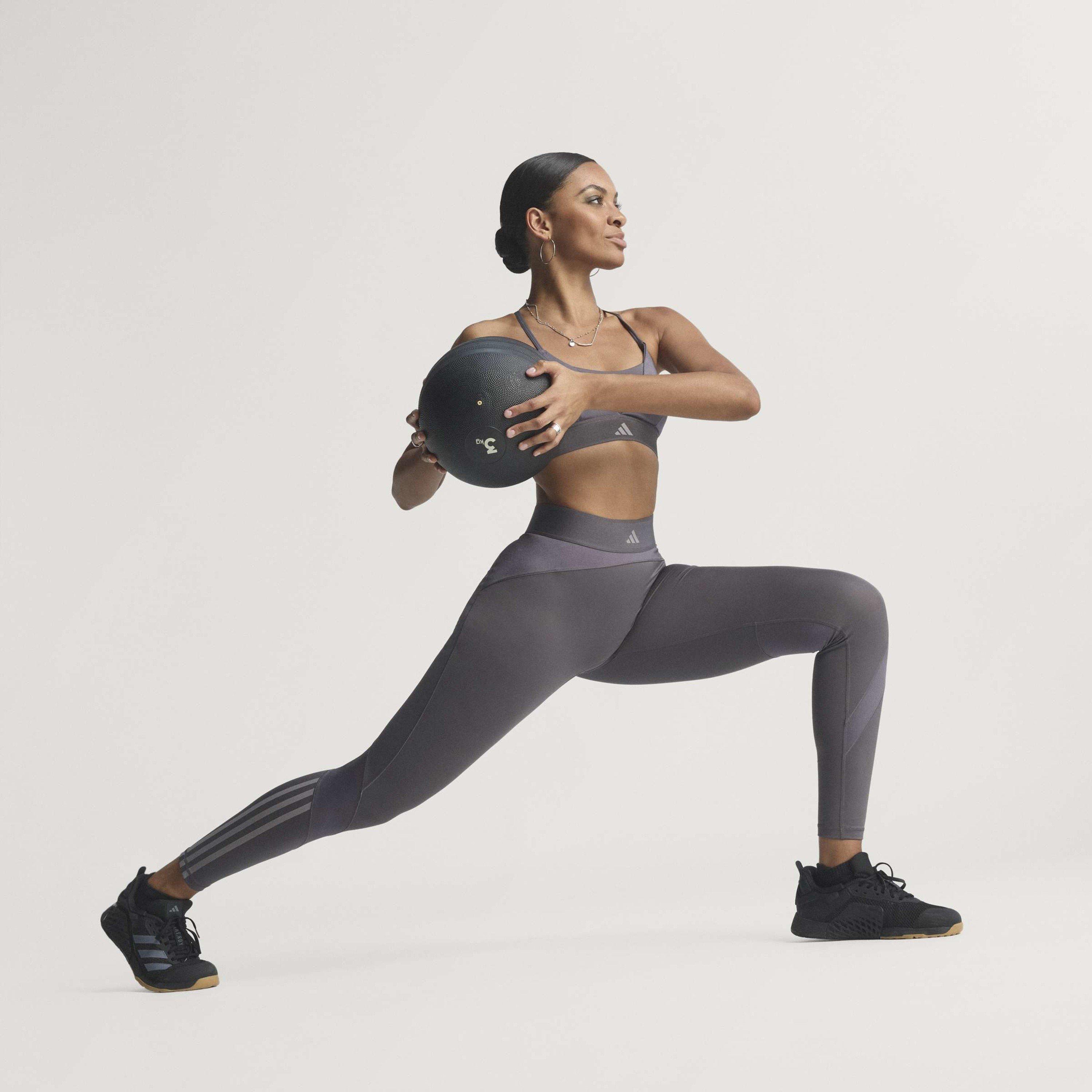 Grey Strata - adidas - Hyg Shn Tight Ld54 - 9