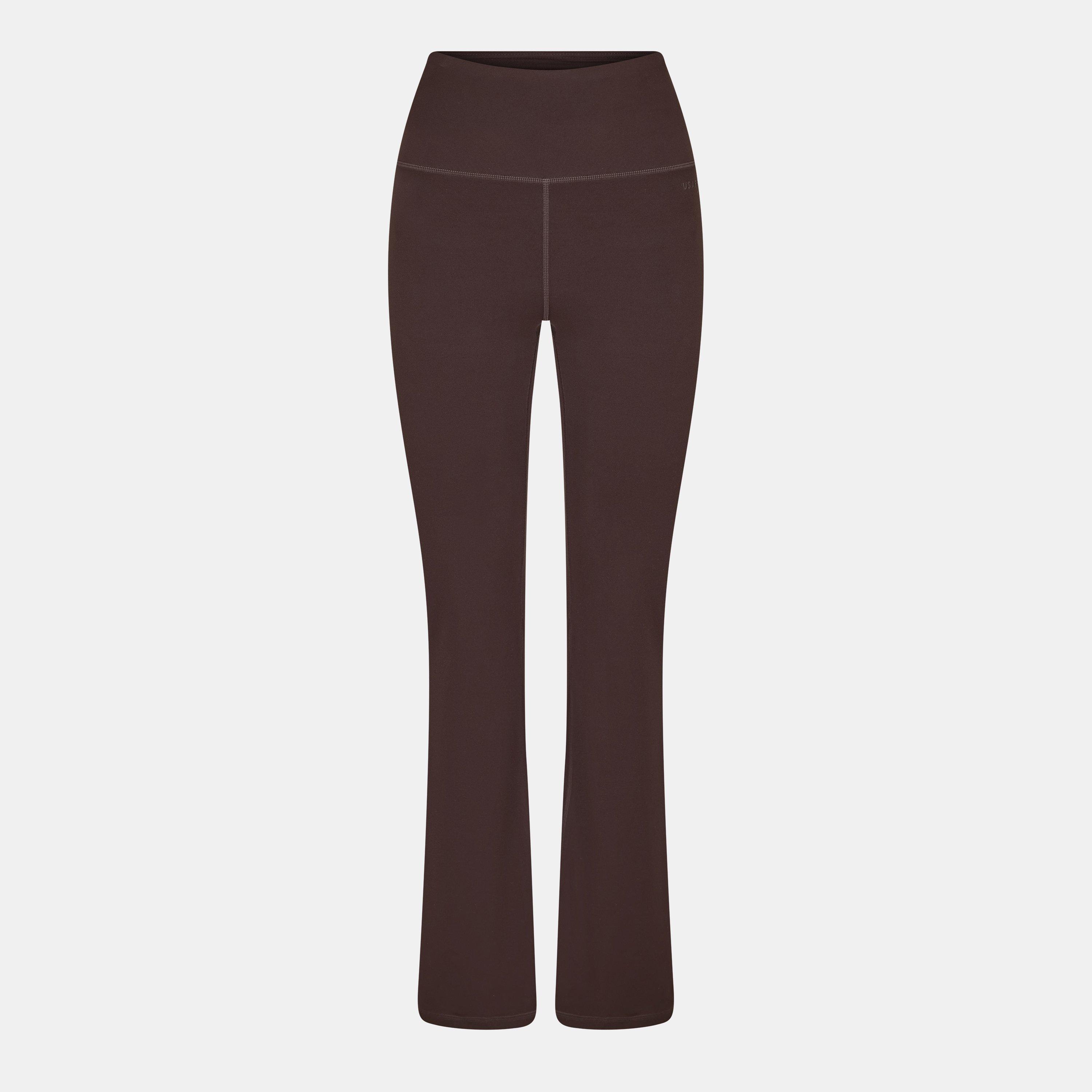 Usa Pro Women's Flare Legging - Espresso - 8 (36)