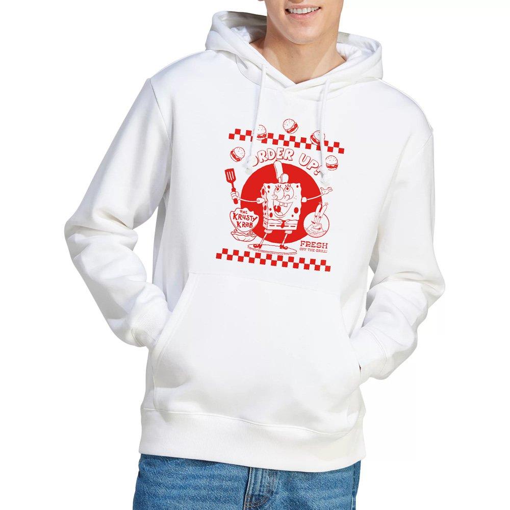 White - Spongebob - Spongebob Squarepants Order Up! Unisex Hoodie Whi - 1