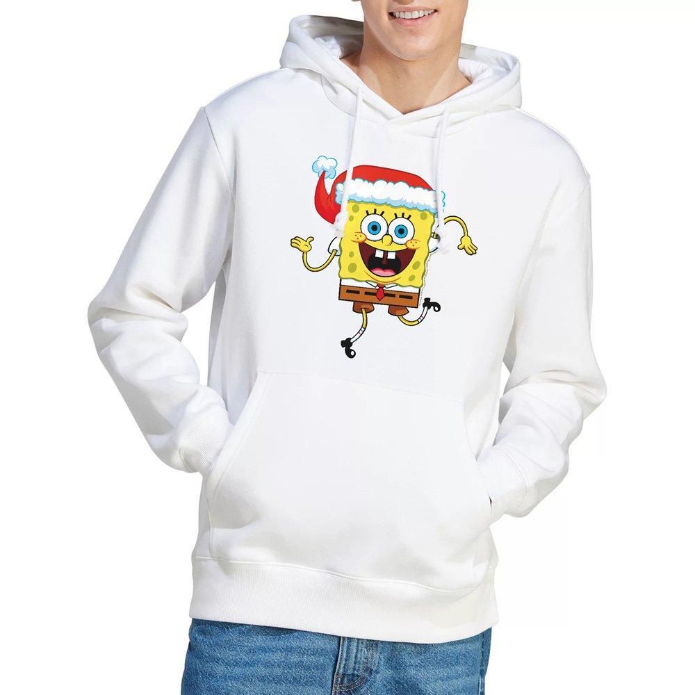 White - Spongebob - Spongebob Squarepants Christmas Santa Hat Hoodie - 1