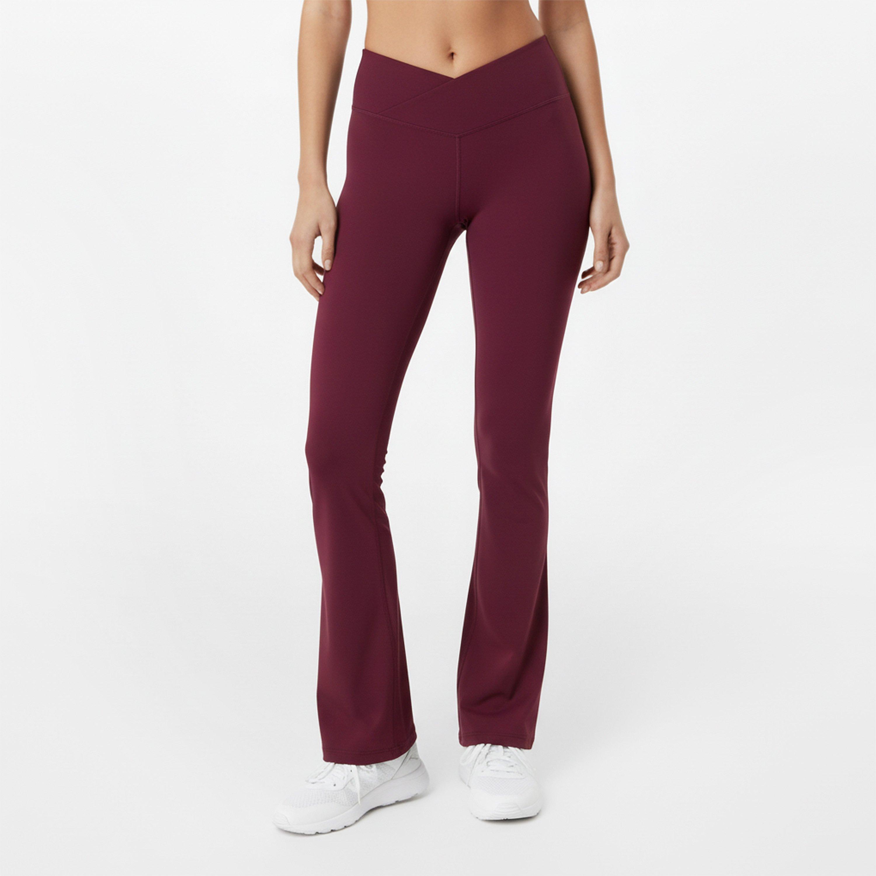 Dark Cherry - USA Pro - Wrap Flare Leg Womens - 3