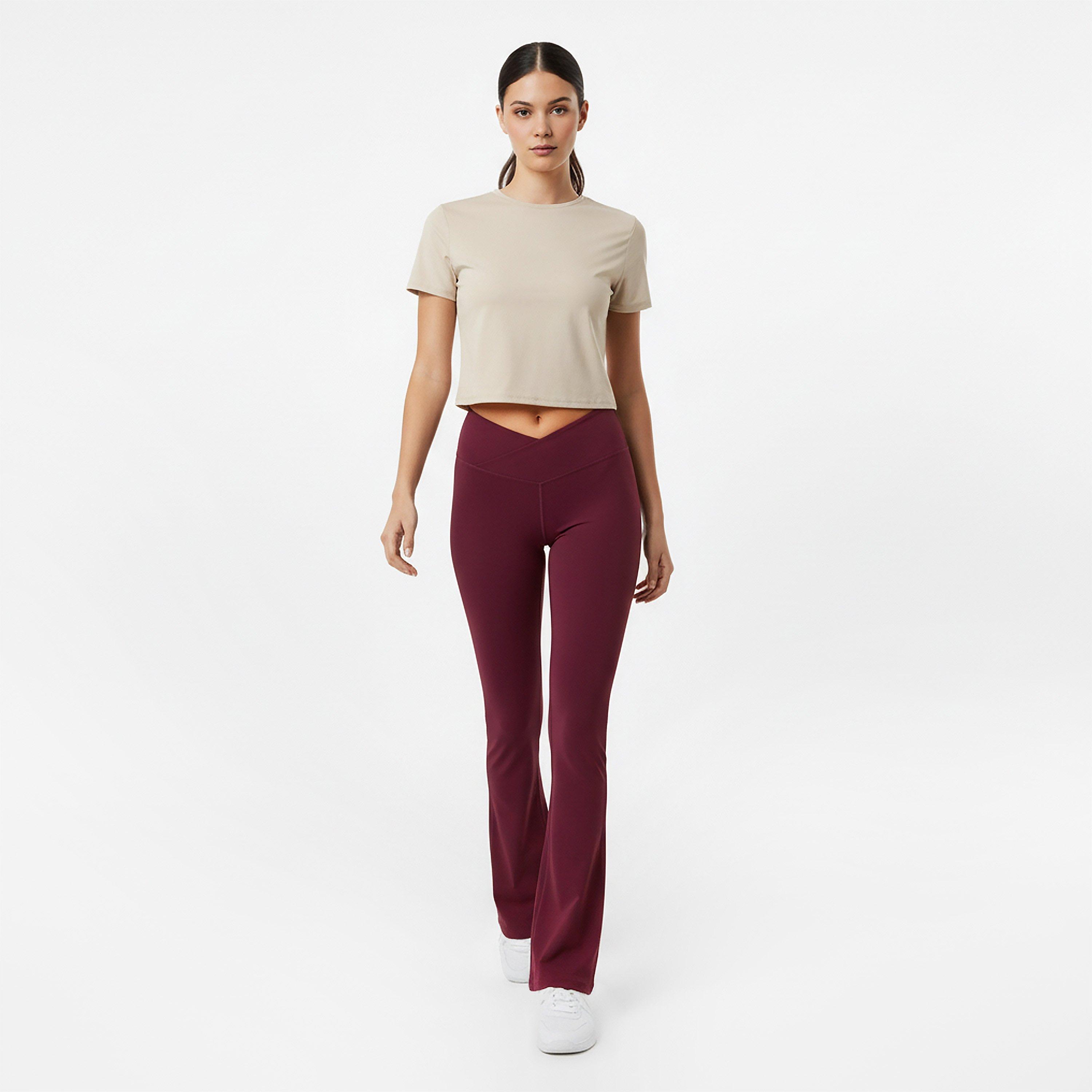Dark Cherry - USA Pro - Wrap Flare Leg Womens - 5