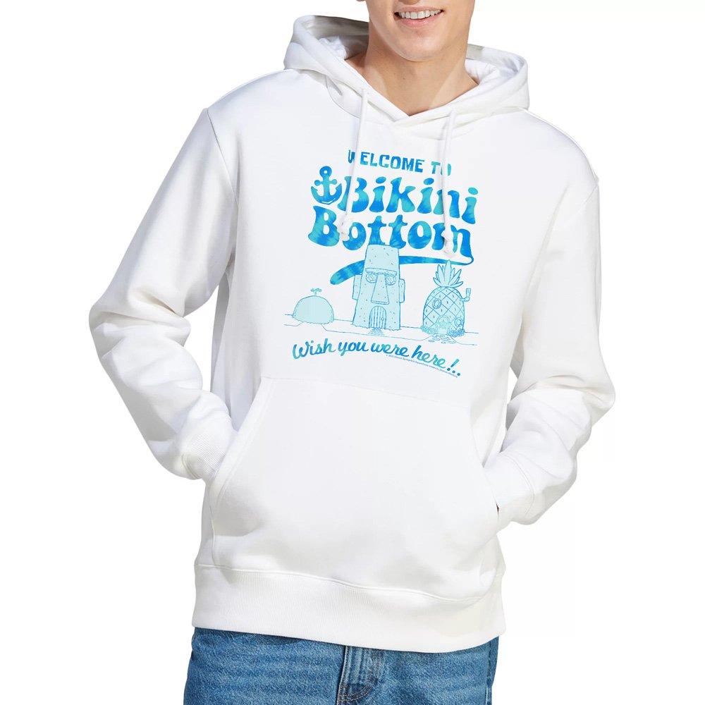 White - Spongebob - Spongebob Bikini Bottom Welcome Hoodie White - 1