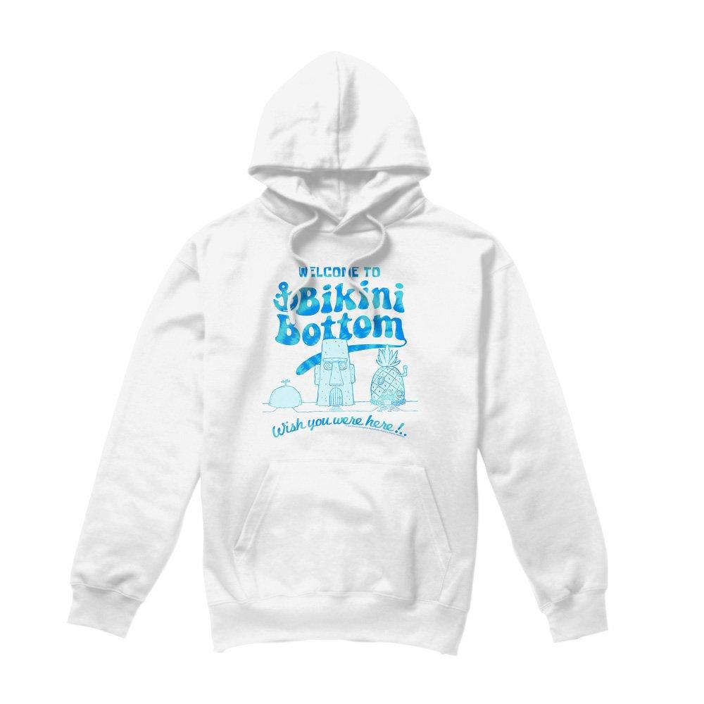 White - Spongebob - Spongebob Bikini Bottom Welcome Hoodie White - 4