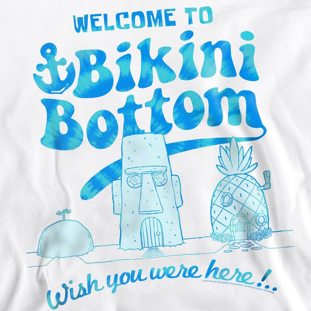 White - Spongebob - Spongebob Bikini Bottom Welcome Crew Sweatshirt W - 2