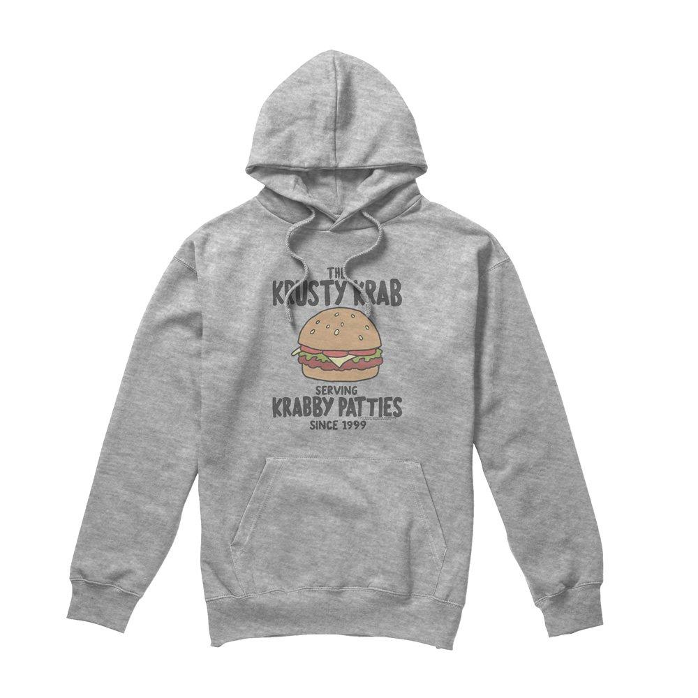 Light Grey - Spongebob - Spongebob Krabby Patties Hoodie Athletic Heather - 4