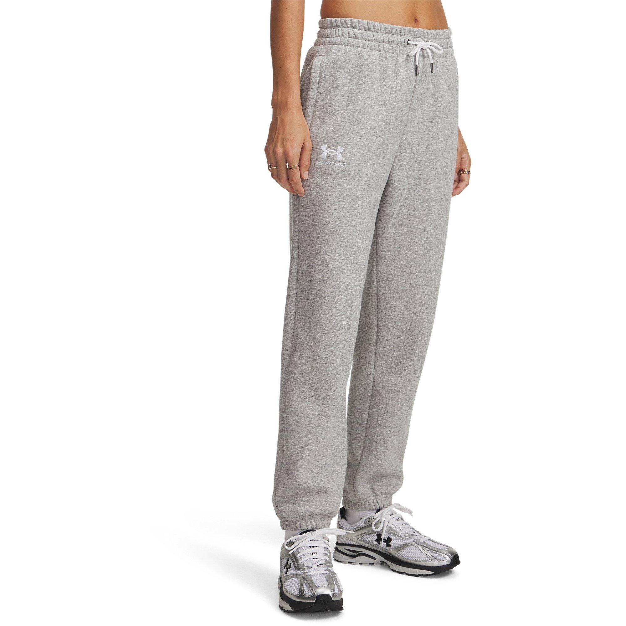 Gray - Under Armour - Women's Icon Fleece Performance Tracksuit Bottom - 3