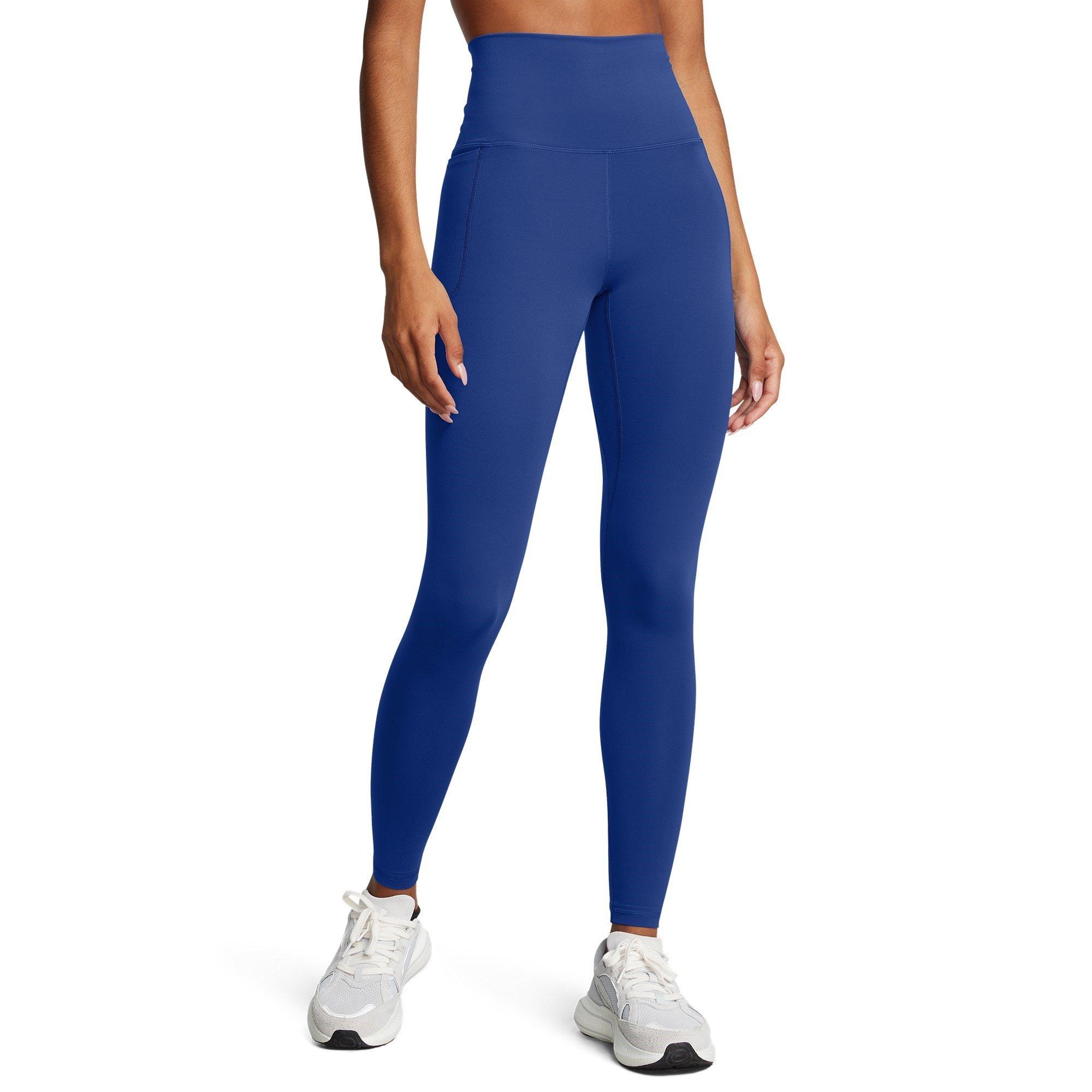 Blue - Under Armour - Women's Meridian High Rise Gym Legging - 3