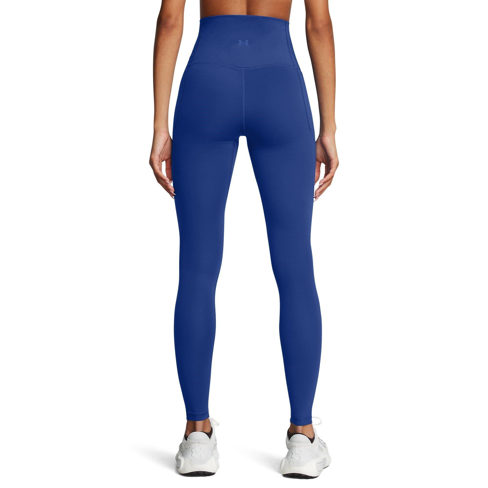 Blue - Under Armour - Women's Meridian High Rise Gym Legging - 4