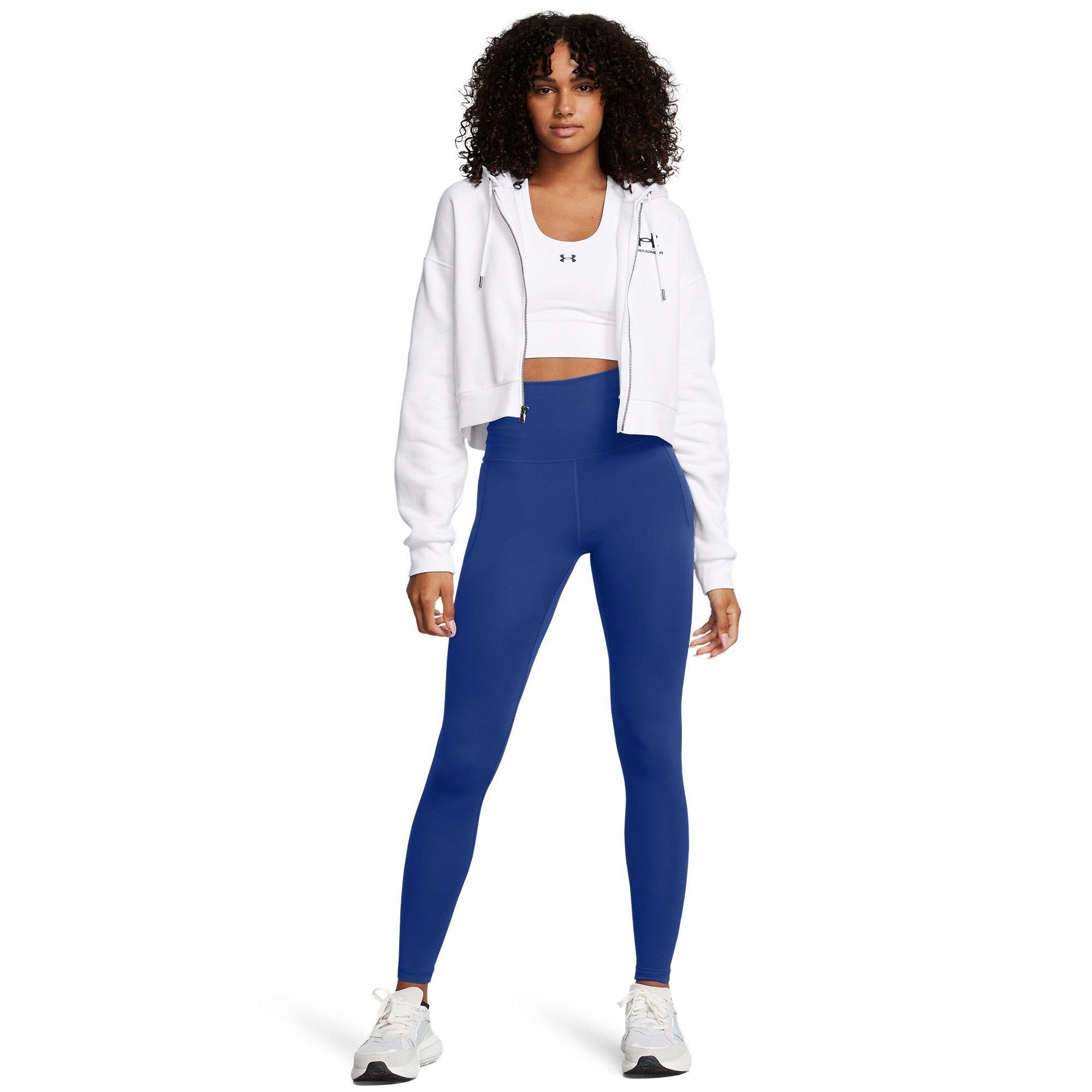 Blue - Under Armour - Women's Meridian High Rise Gym Legging - 6