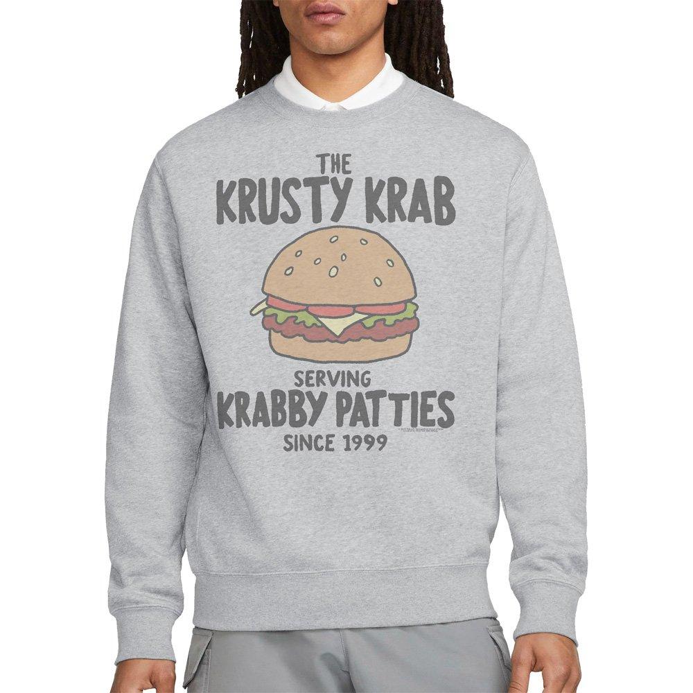 Light Grey - Spongebob - Spongebob Krabby Patties Unisex Crew Sweatshirt A - 1