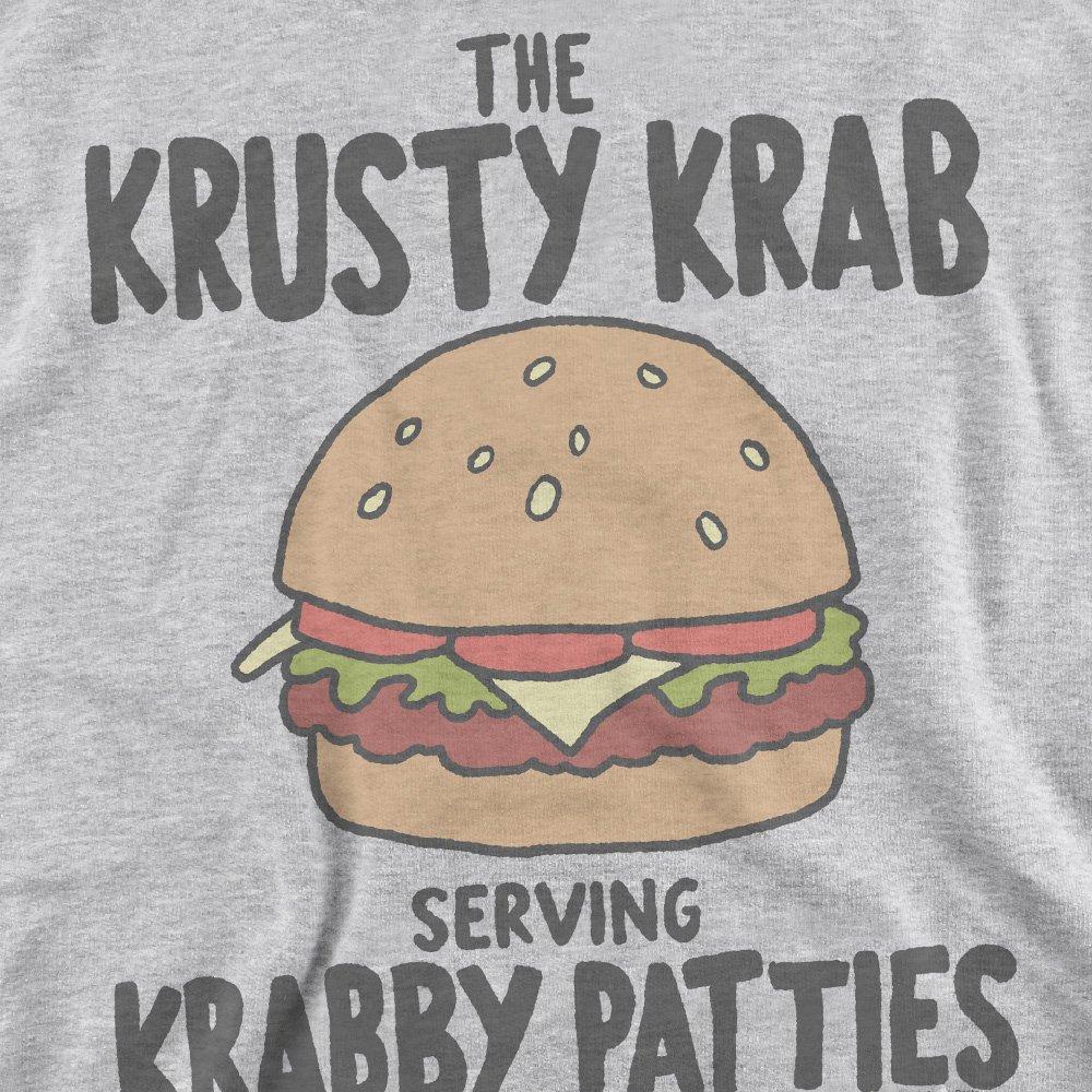 Light Grey - Spongebob - Spongebob Krabby Patties Unisex Crew Sweatshirt A - 2