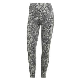 adidas Optime Animal Print 7/8 Gym Legging Womens