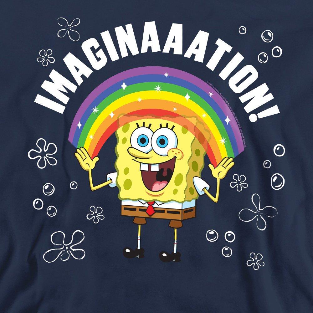 Navy - Spongebob - Spongebob Imagination-Crew Sweatshirt Navy - 2
