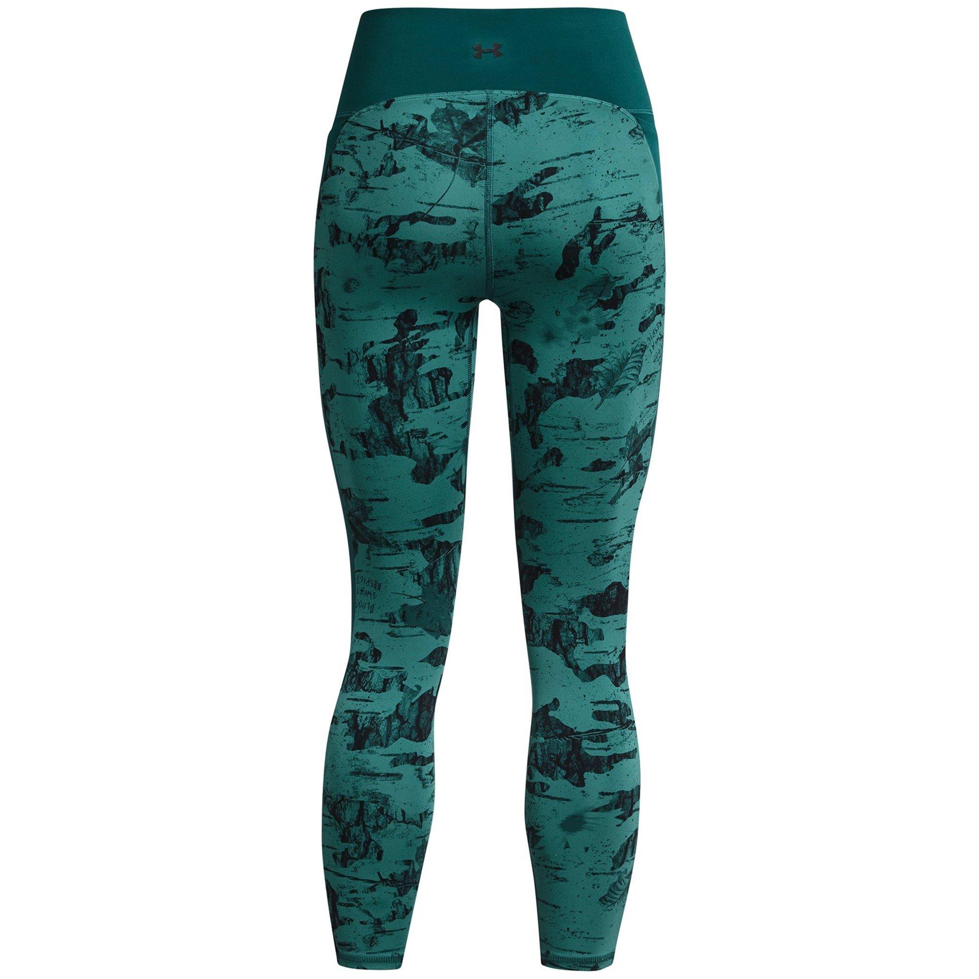 Green - Under Armour - Large Ankle-Length Gym Legging - 2